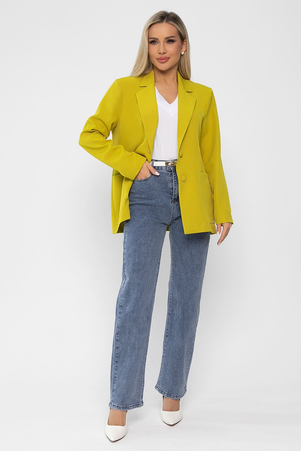 Жакет Нэри (горчица) Б13691-33М