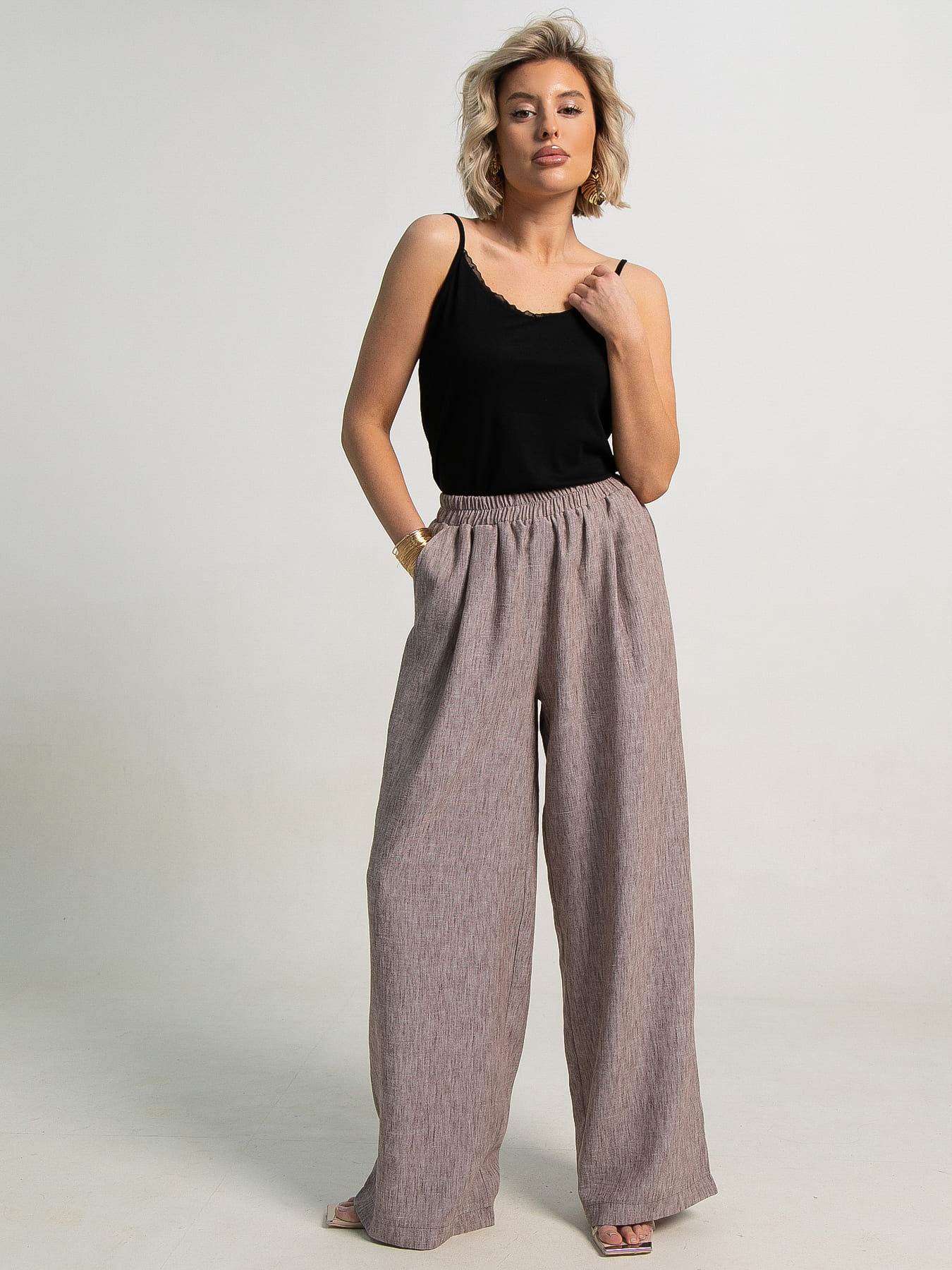 Брюки Натюрель (какао) Б15653-19М