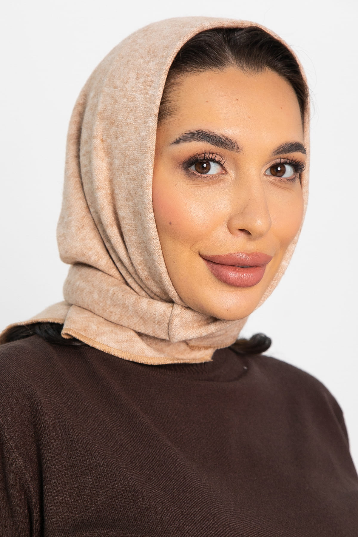 Косынка с завязками (бежевая) КЗВ1-23М