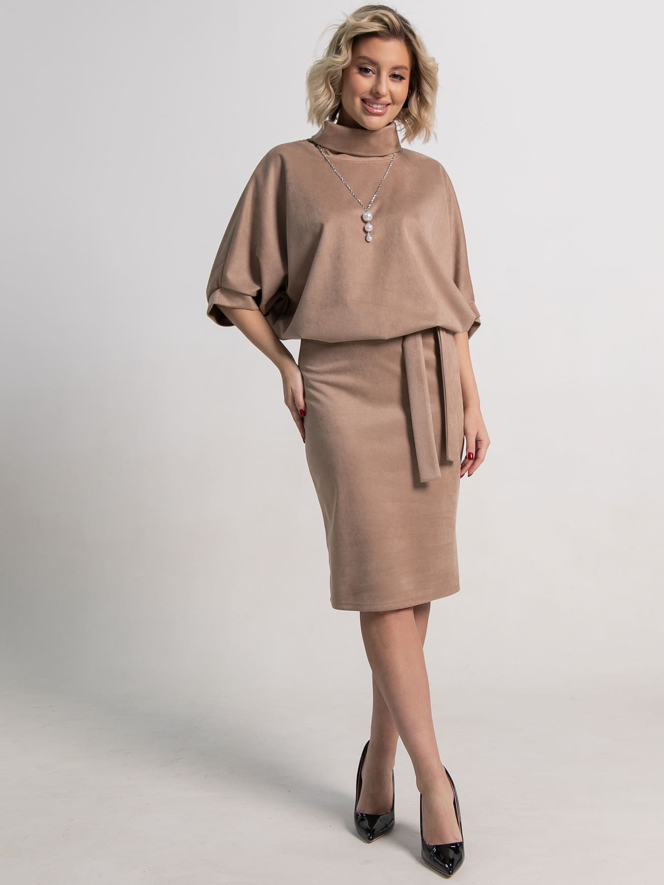 Платье Антония (капучино) П15272-12М