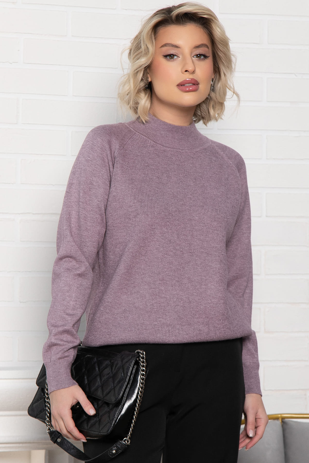 Джемпер Обнимай (лиловый) Б15004-4М