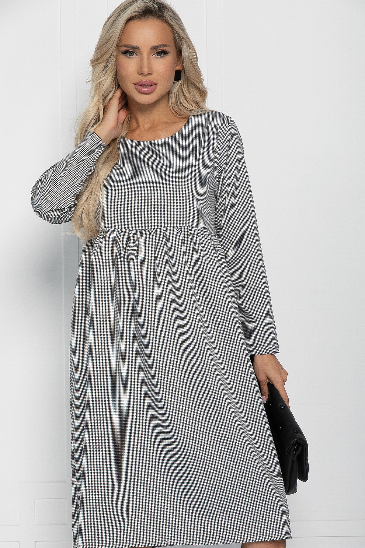 Платье Версаль (серое) П11366