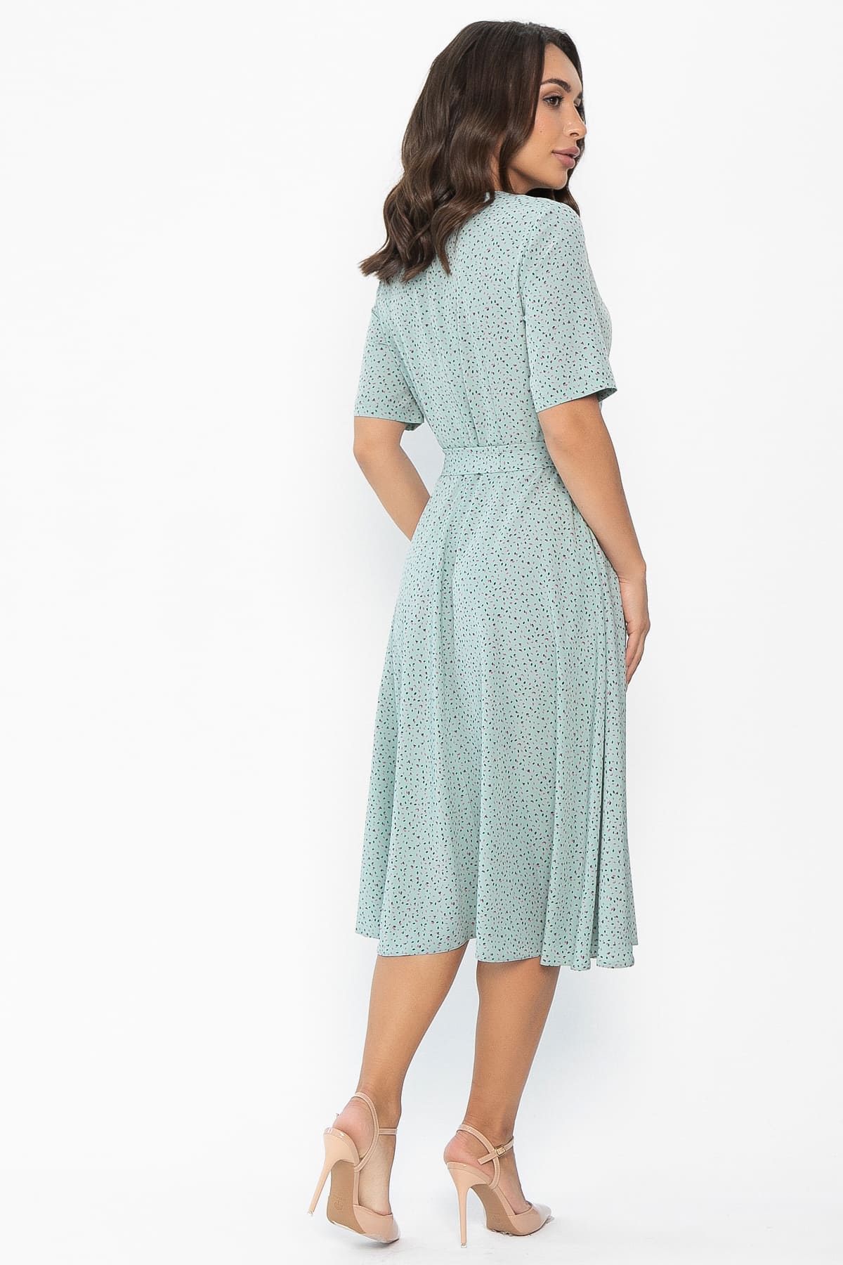 Платье Стиляги (светло-зеленое) П13999-16М