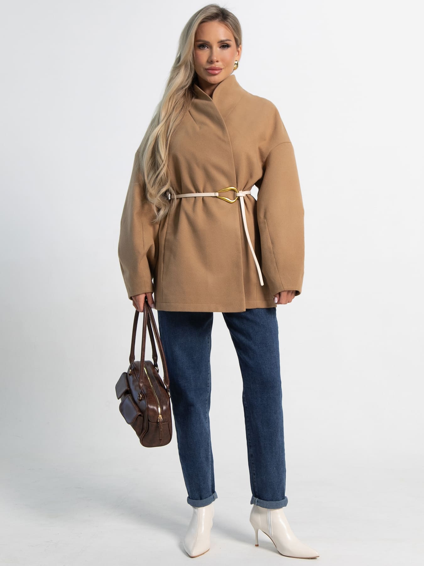 Пальто Мелания (кэмел) Б15186-5М