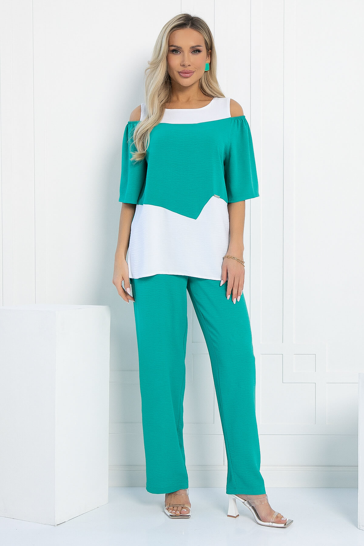 Костюм Аурика (зеленый) К13029-8М