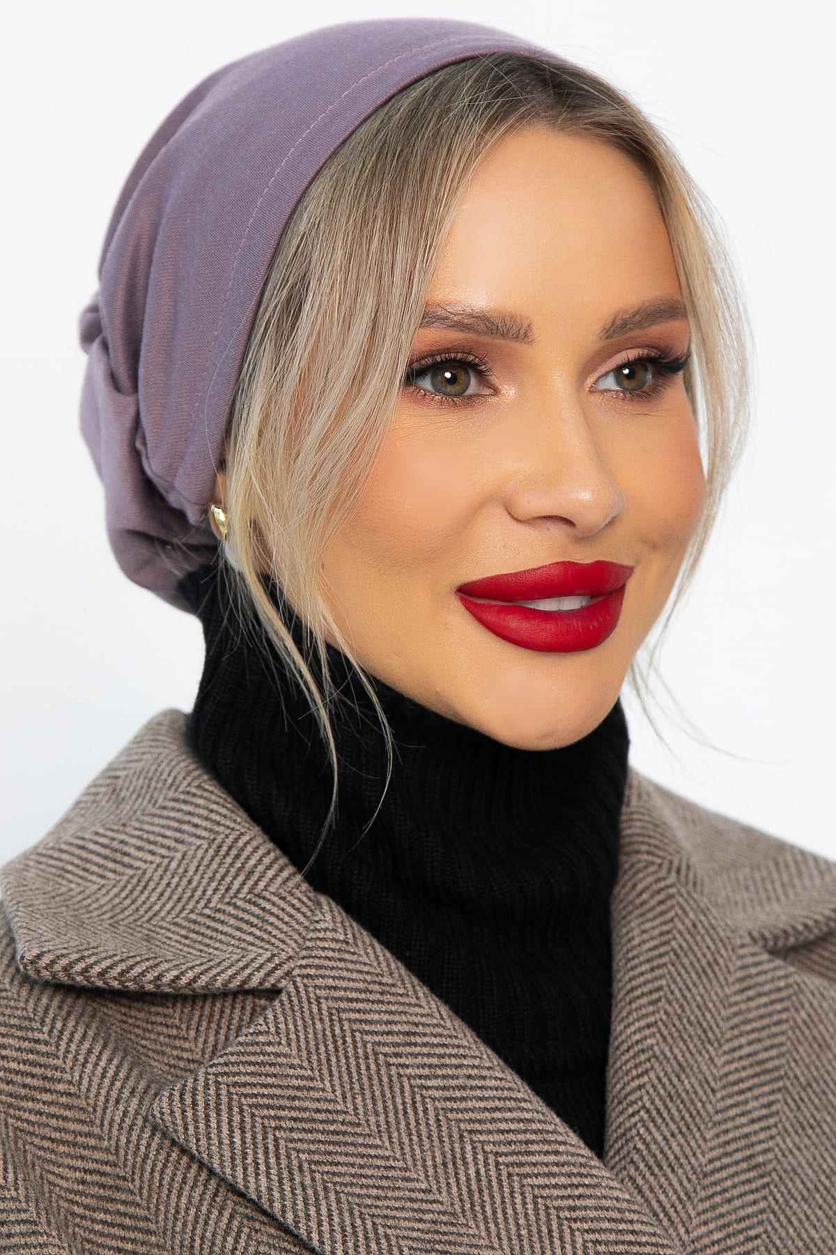 Чалма с резинкой (лиловая) ЧР1-23М