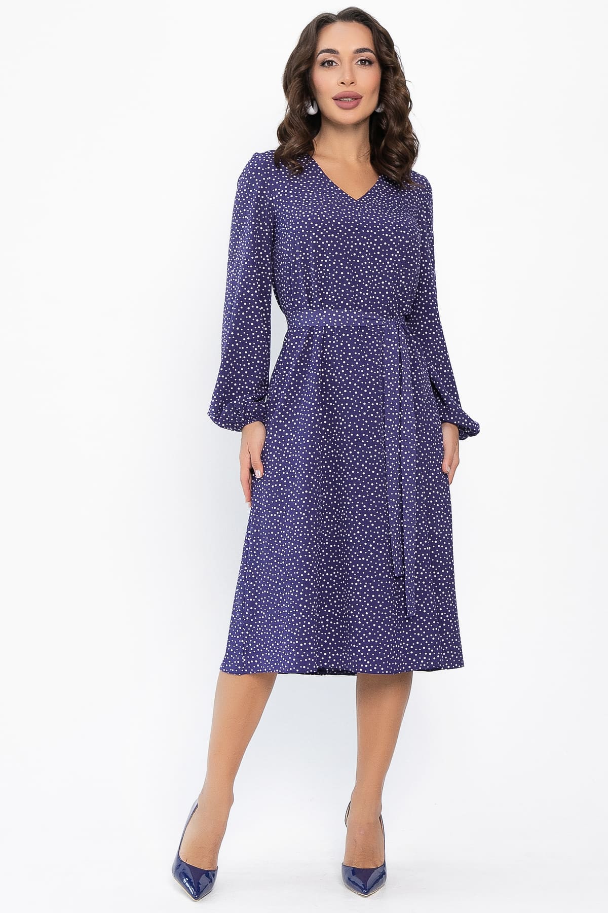 Платье Надежда (синее) П13564-19М