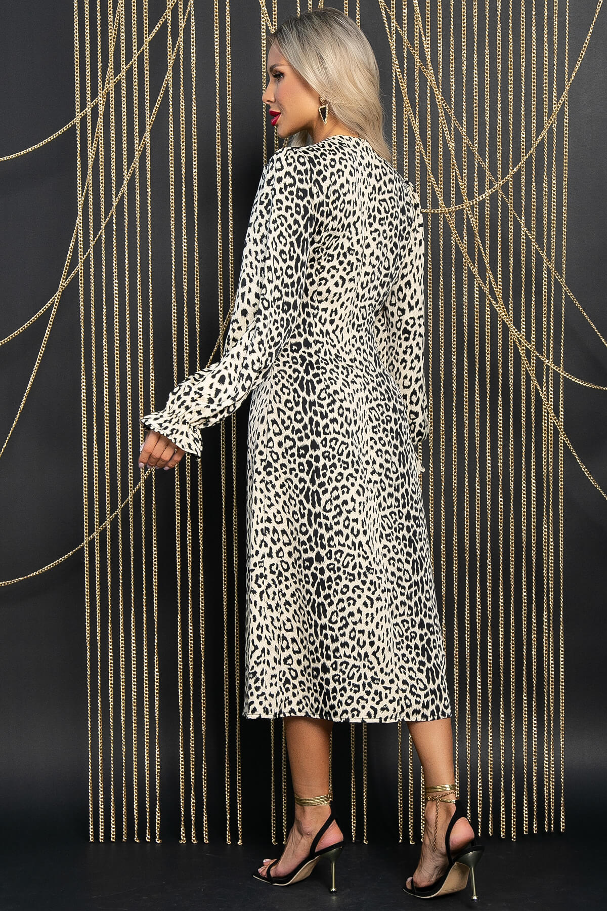 Платье Селебрити (леопард) П10968