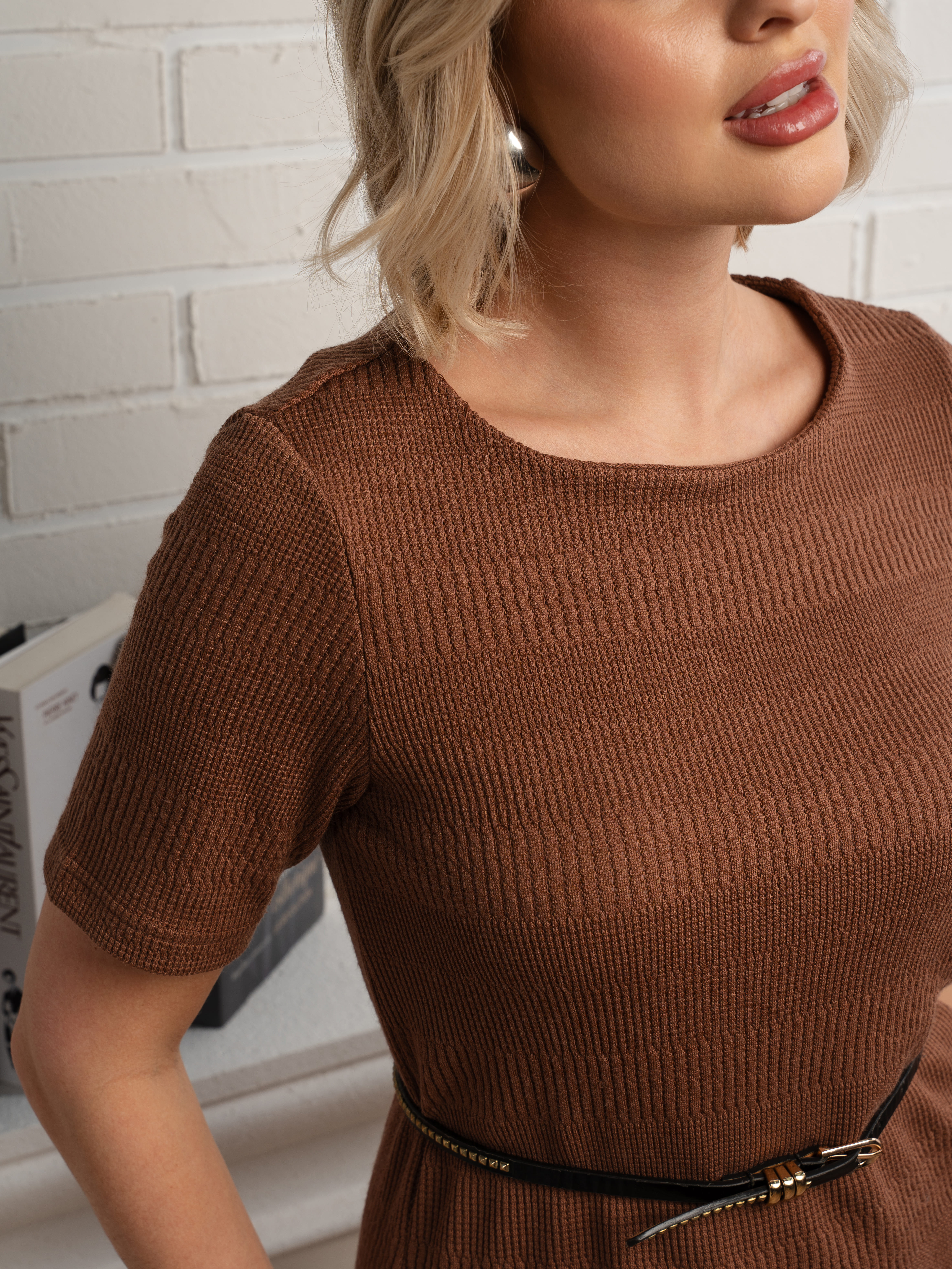 Платье Кейси НЬЮ (шоколадное) П15122-10М