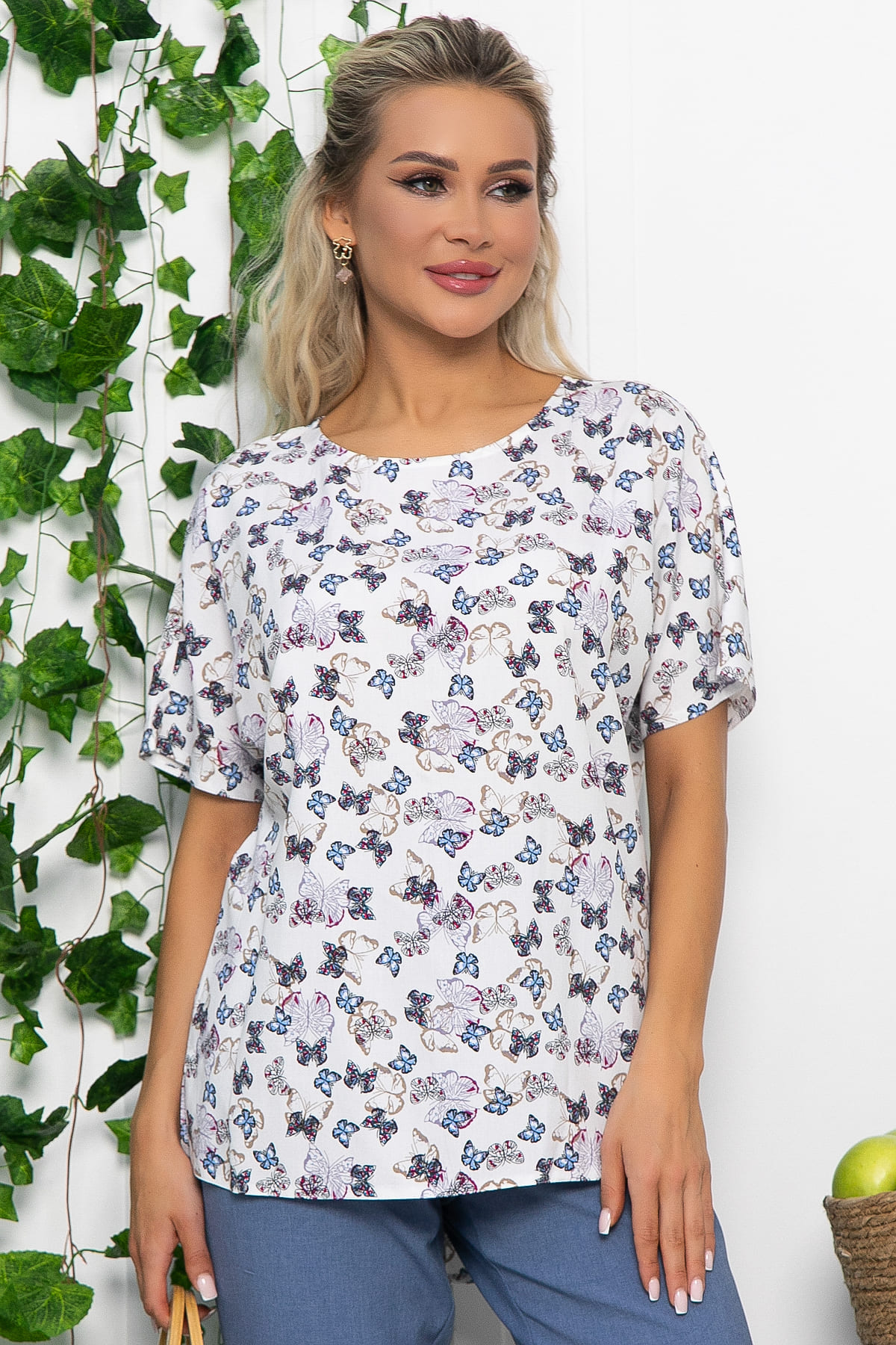 Блуза Маргоша (белая) Б13544-16М