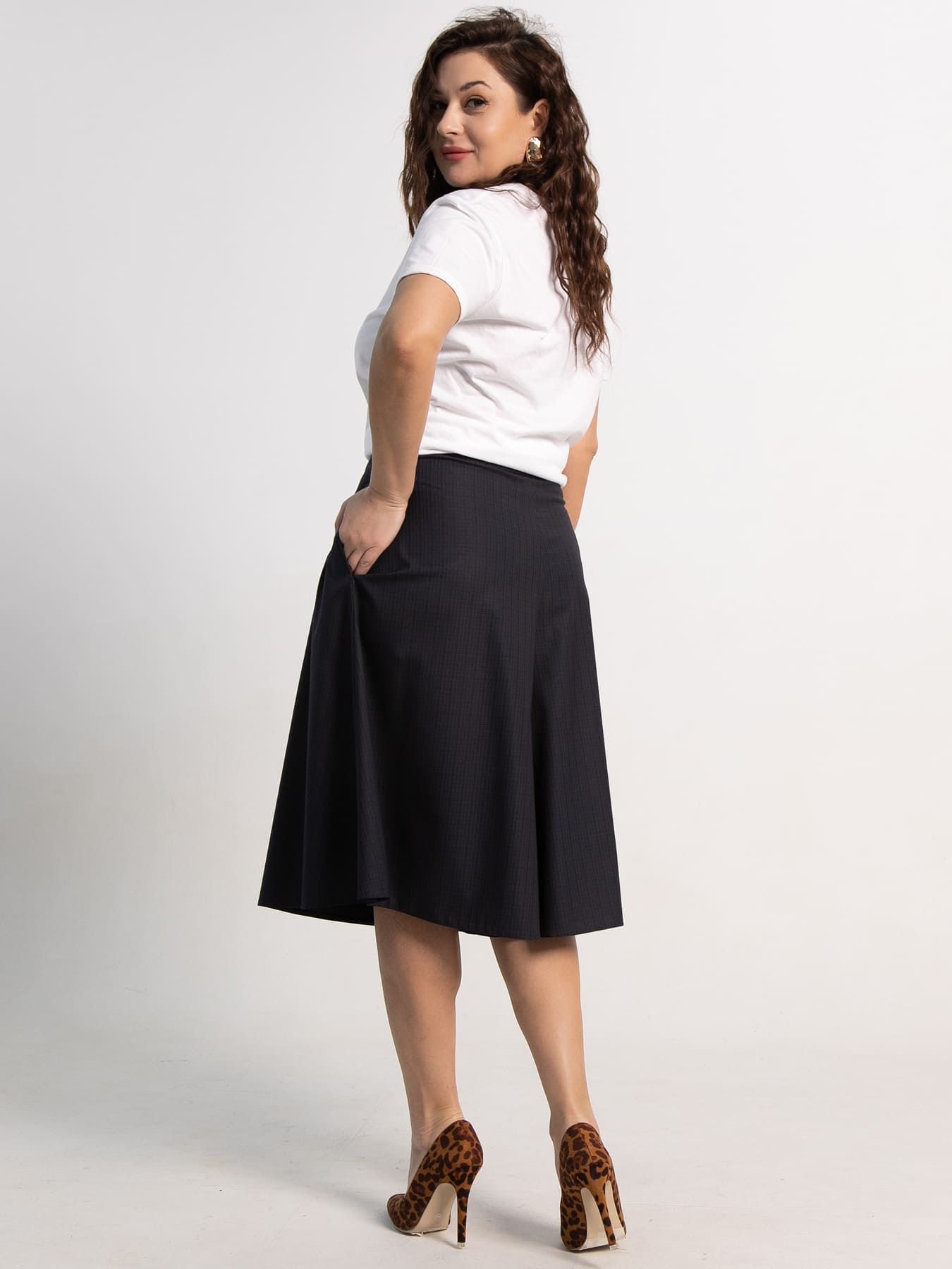 Юбка-шорты Марсель (синяя) Ю15294-3М