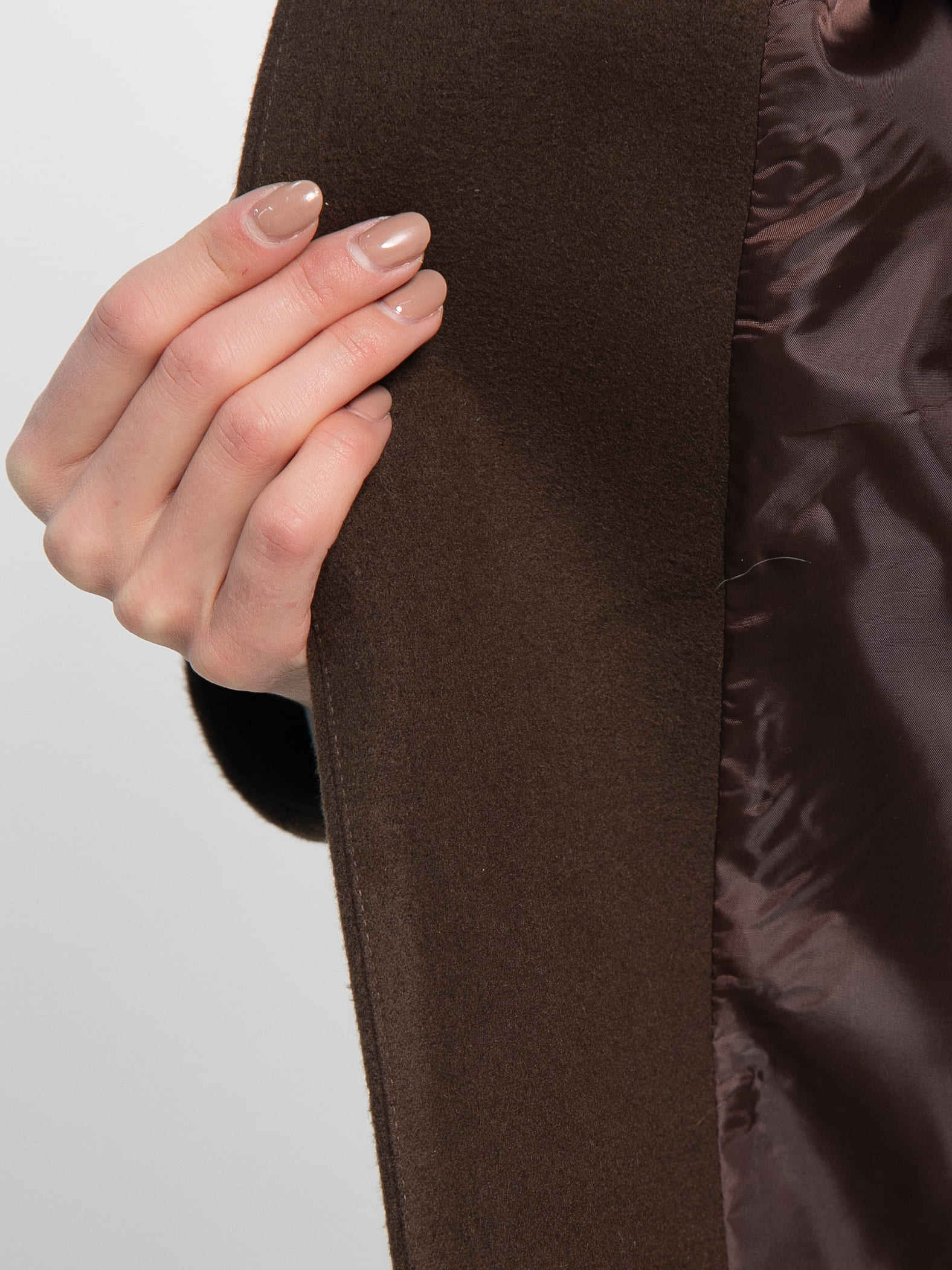 Пальто Мелания (горький шоколад) Б15185-5М