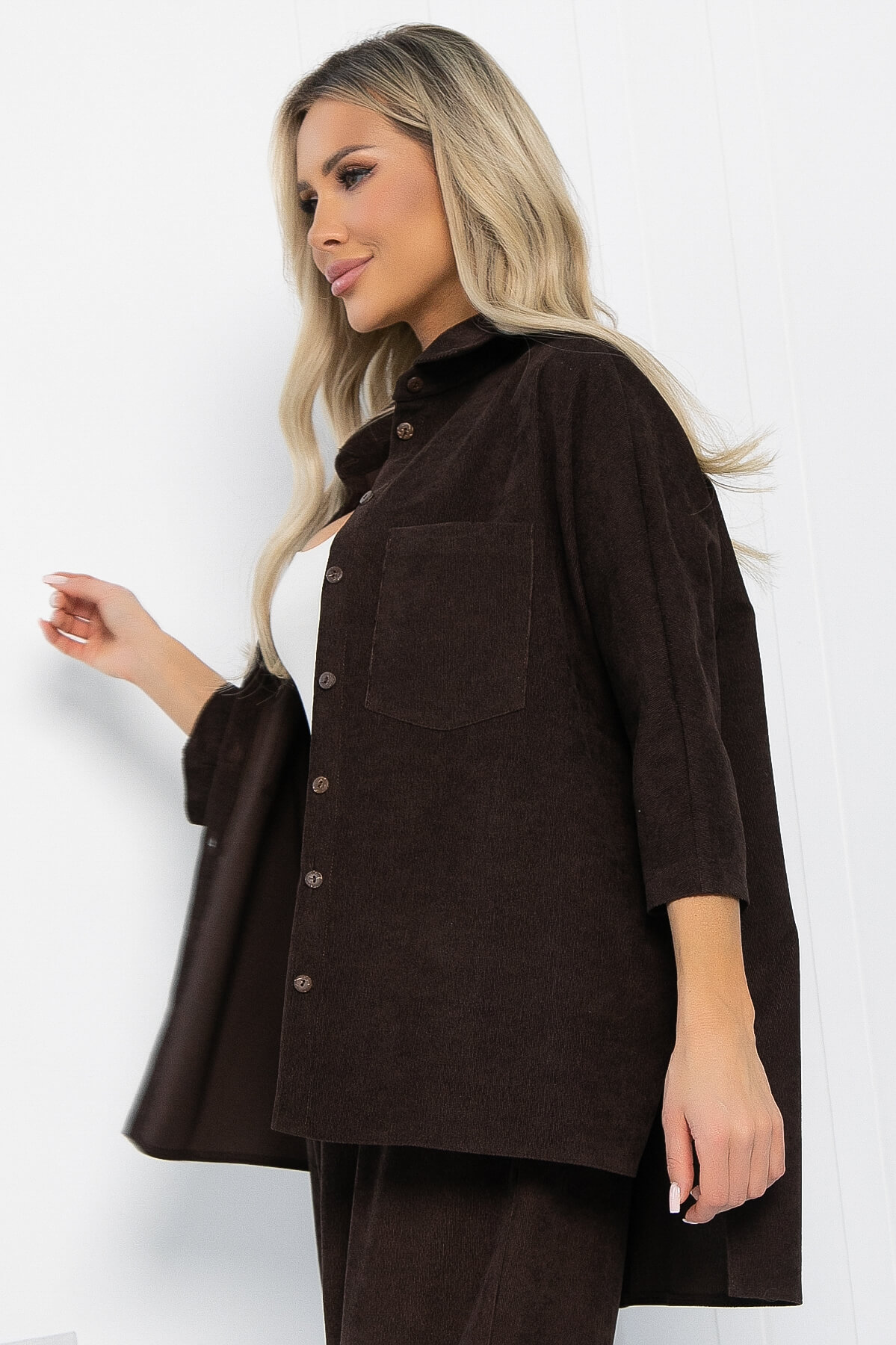 Рубашка Маринара (шоколад) Б12918-10М