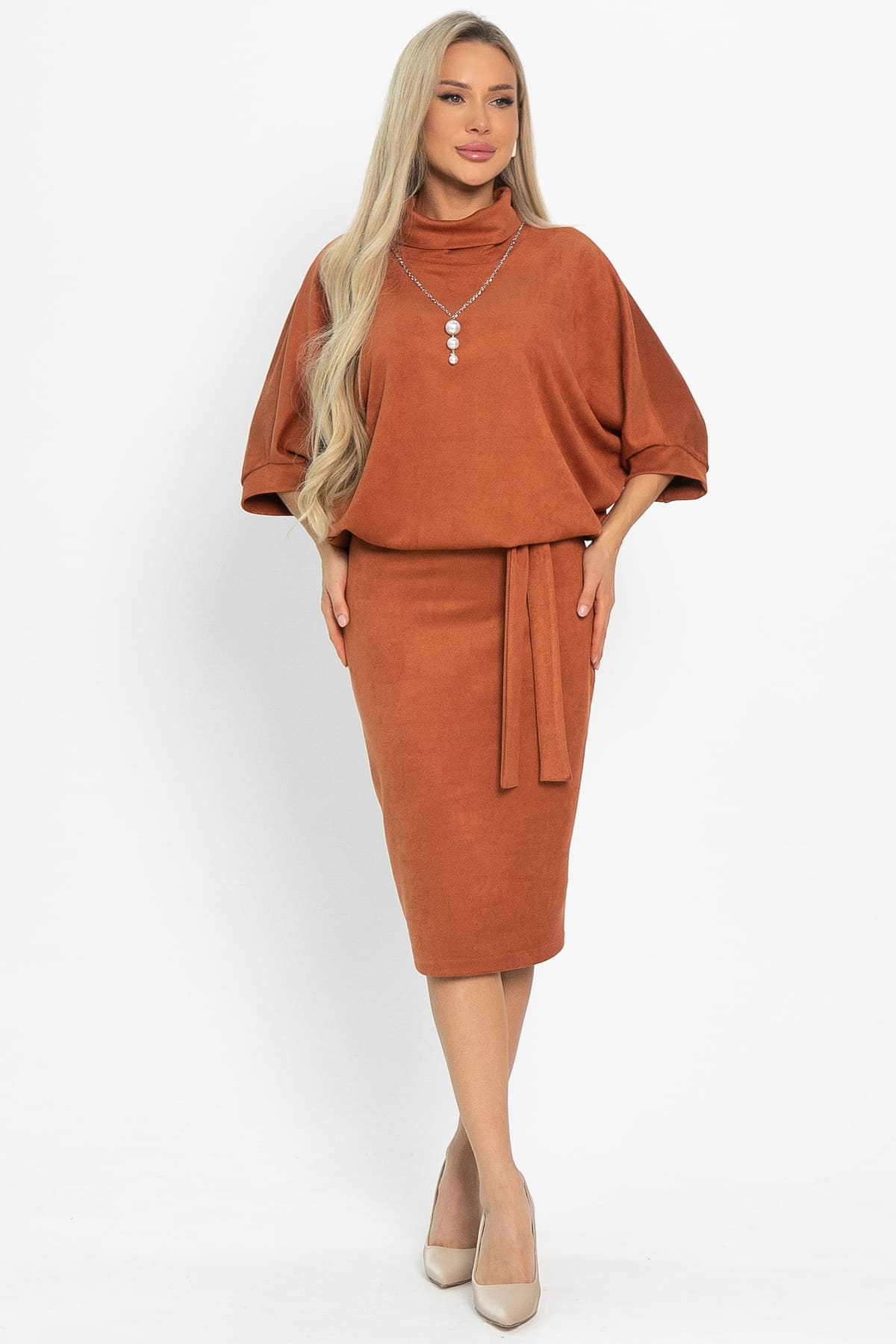 Платье Антония (терракот) П14910-12М