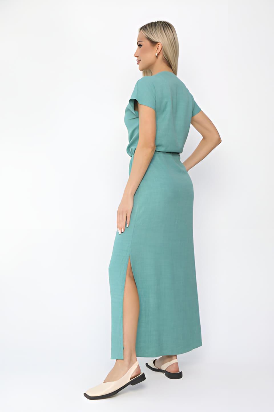 Платье Мэри (зеленое) П13697-12М