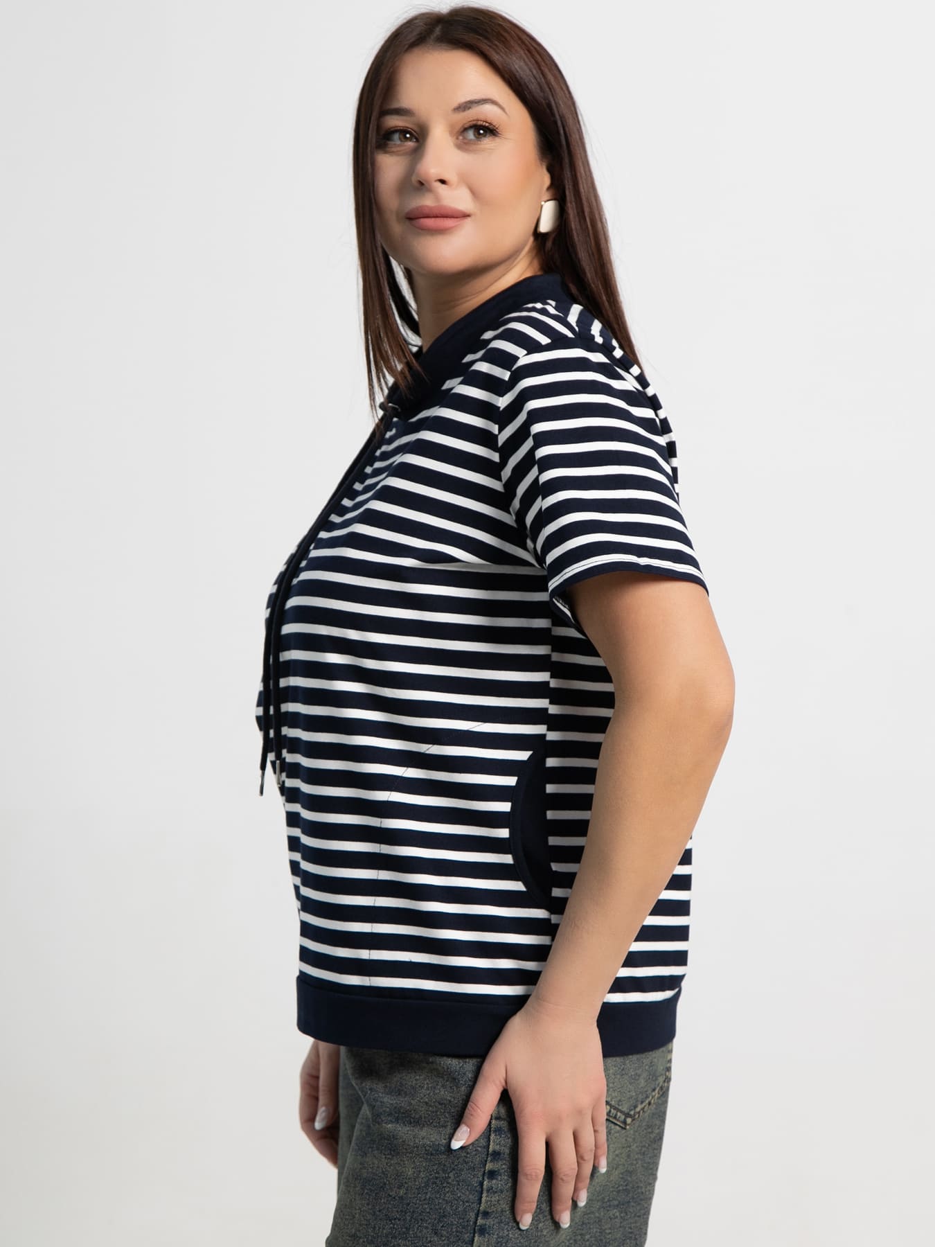 Блуза Лила (синяя) Б15459-20М