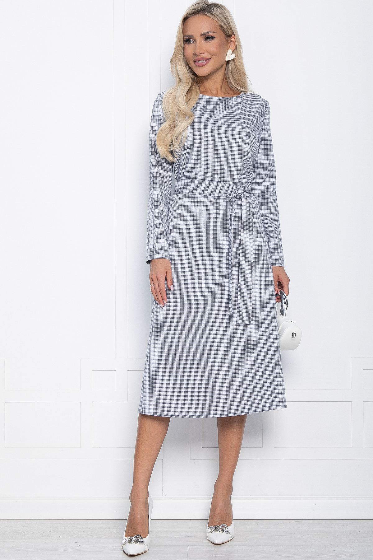 Платье Подиум (серое) НЬЮ П10839