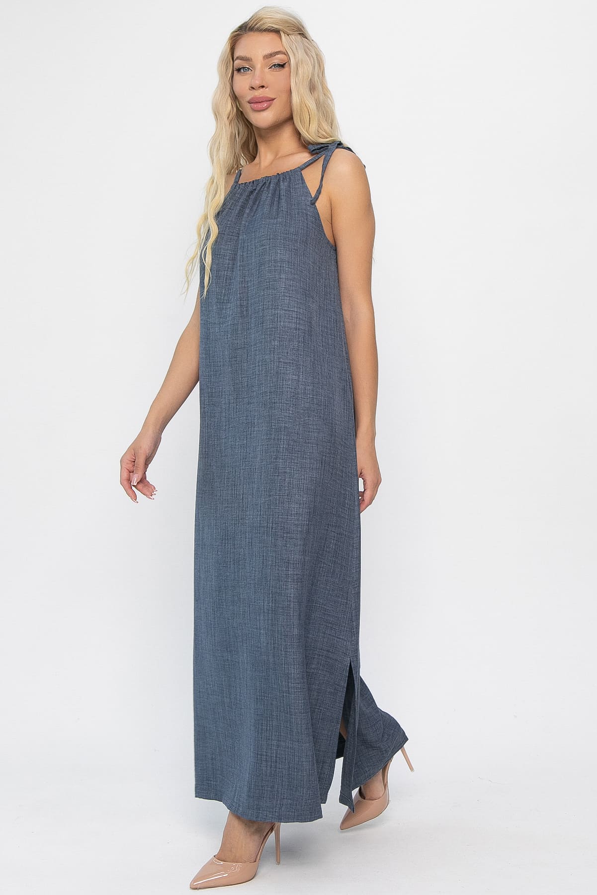 Сарафан Укрась лето! (джинс) П13853-10М