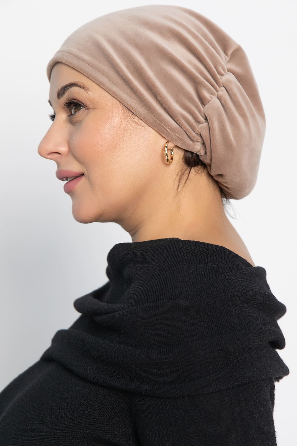 Чалма с резинкой (бежевая) ЧР13-23М