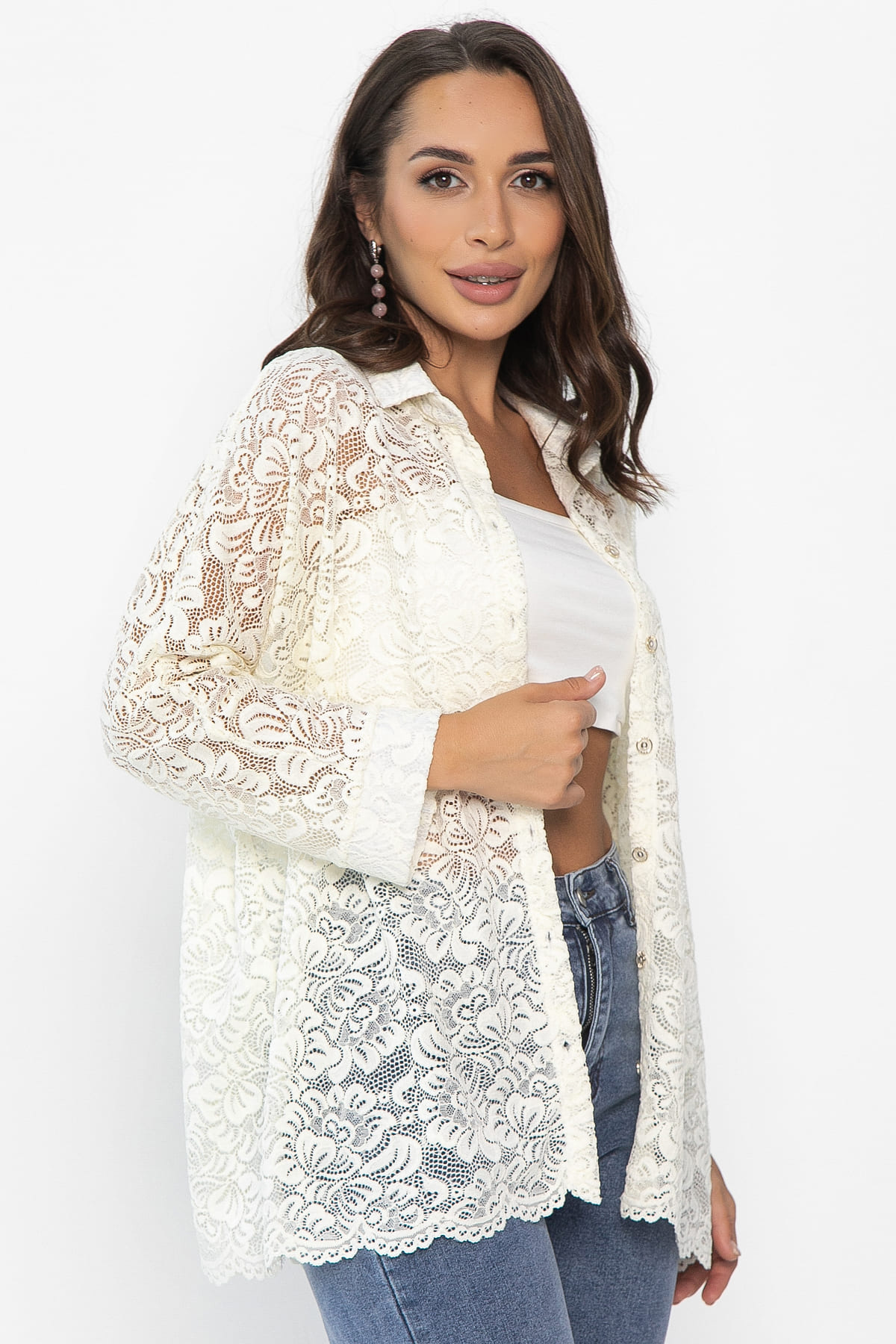 Рубашка Маринара НЬЮ (молочная) Б14048-10М