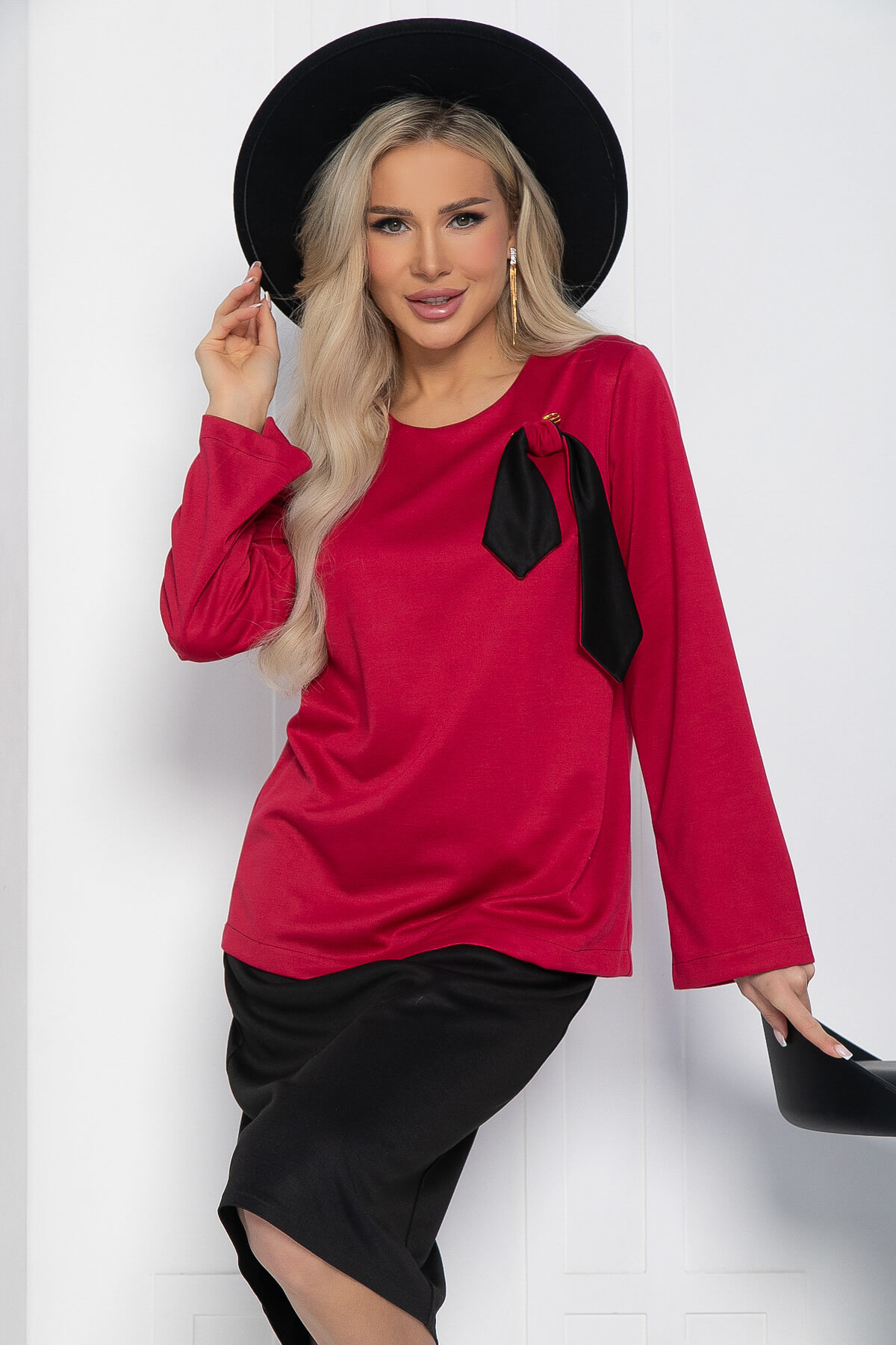 Костюм Анджело (черно-красный) К12588-25