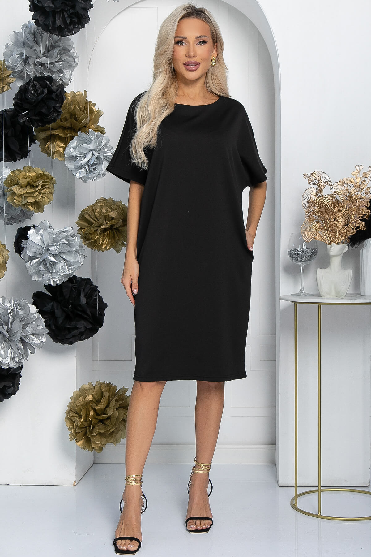 Платье Кайла (черное) П11500