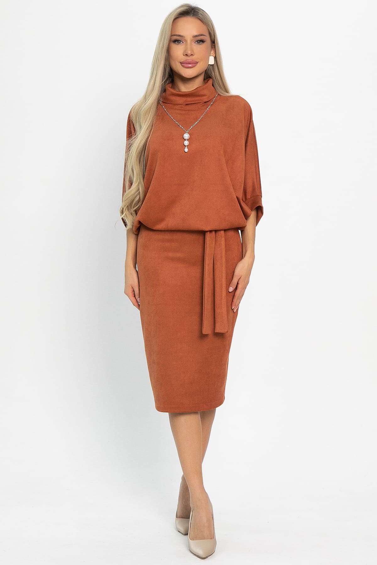 Платье Антония (терракот) П14910-12М
