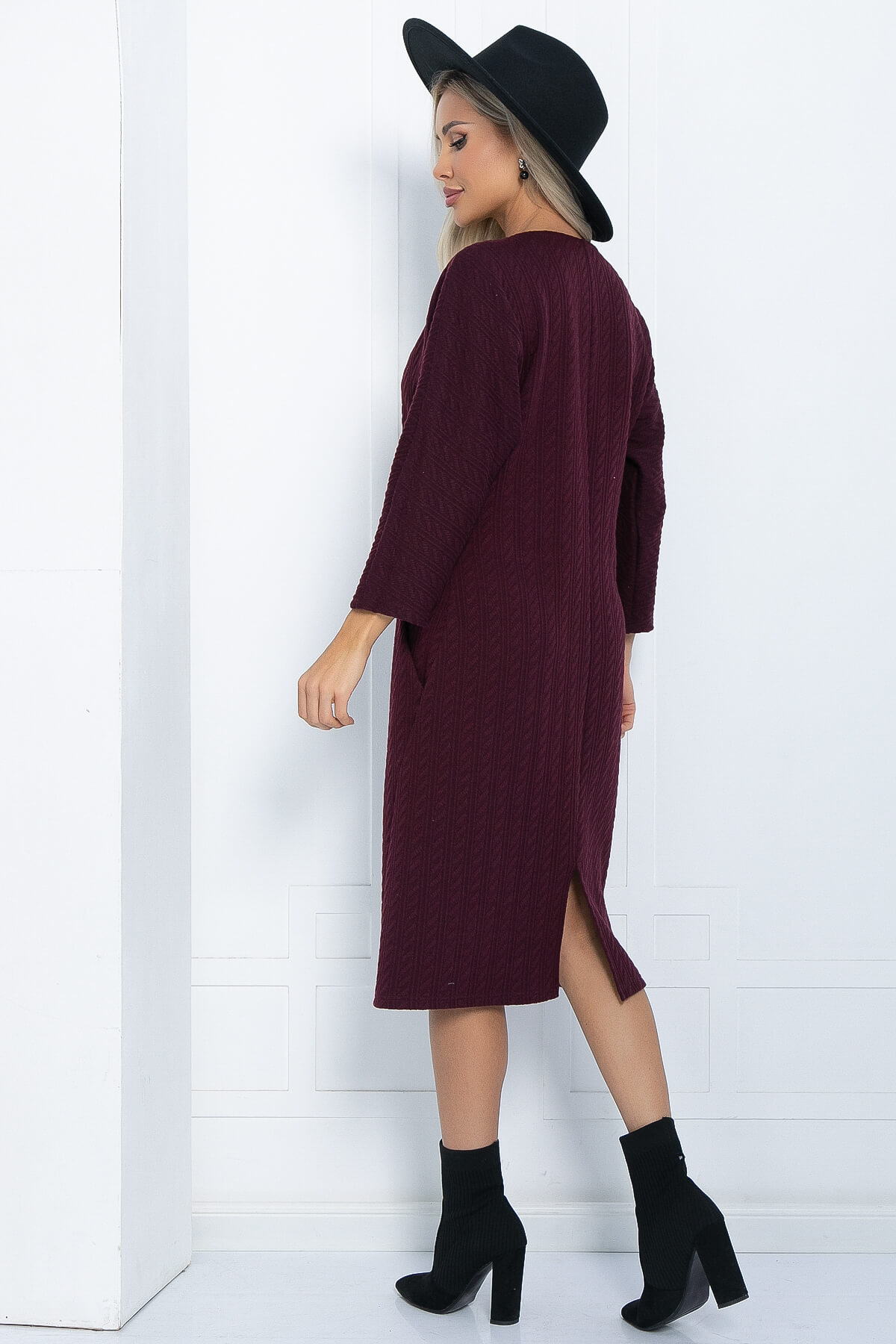 Платье Монами (сливовое) П12282-12