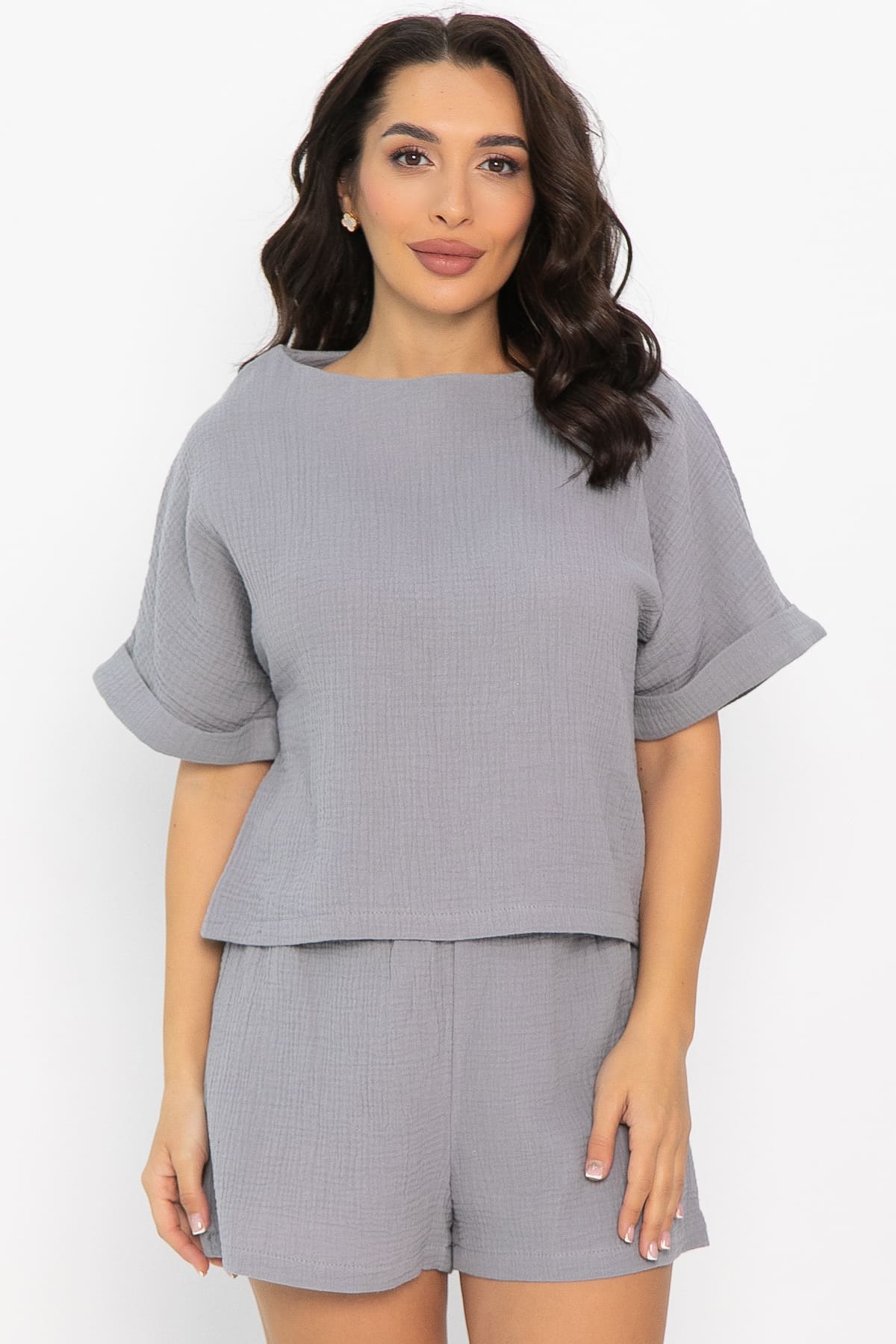 Комплект для дома Муслин (серый) К14579-52М