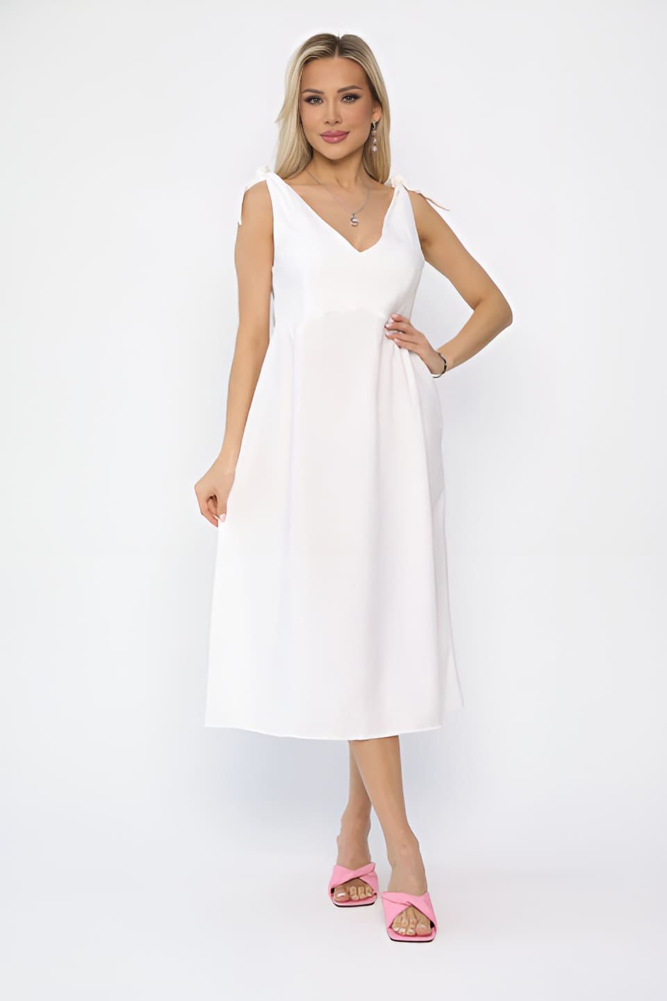 Платье Марья (молочное) П13683-23М