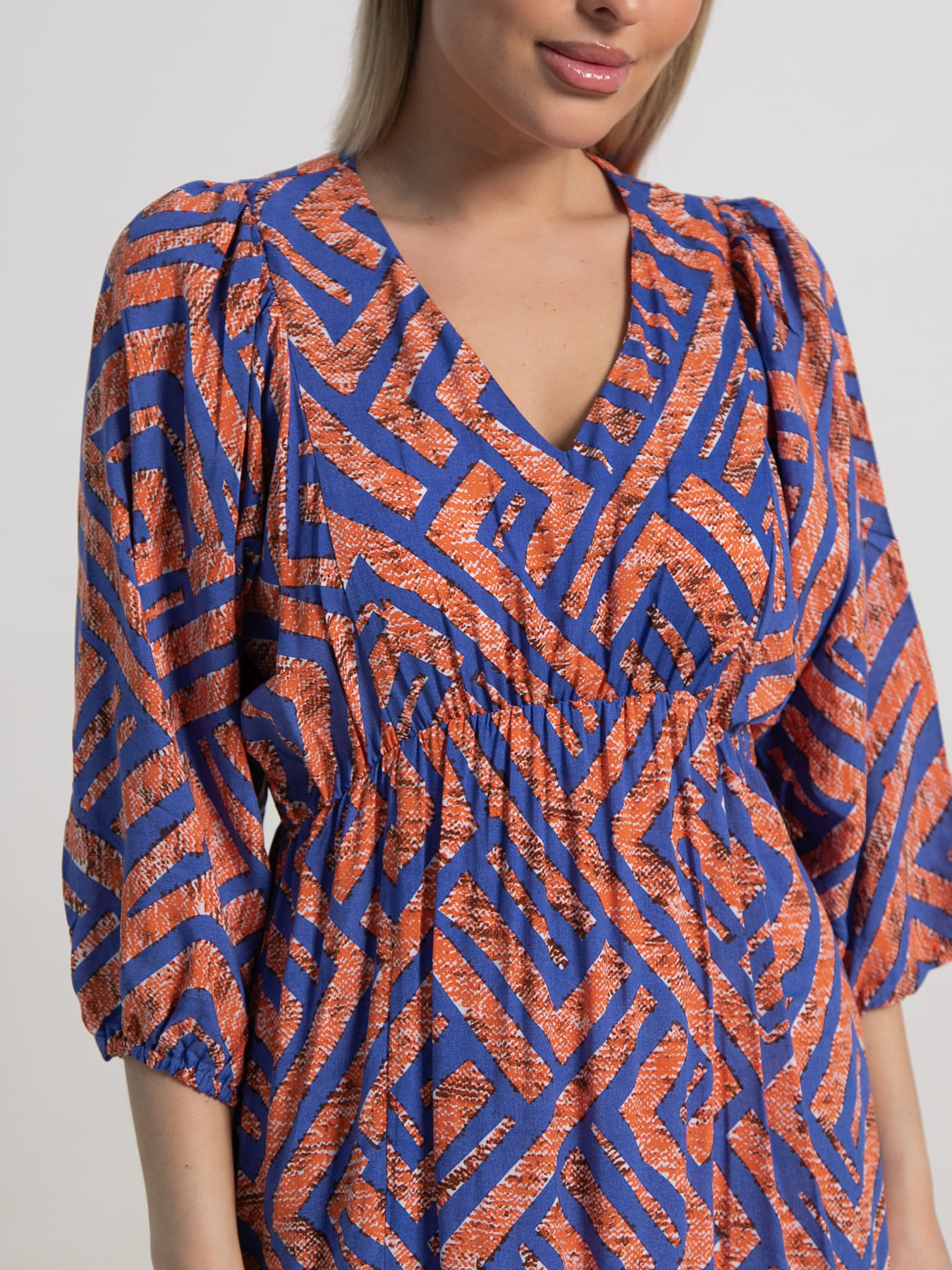 Платье Неповторимая (оранжевое) П15500-34М