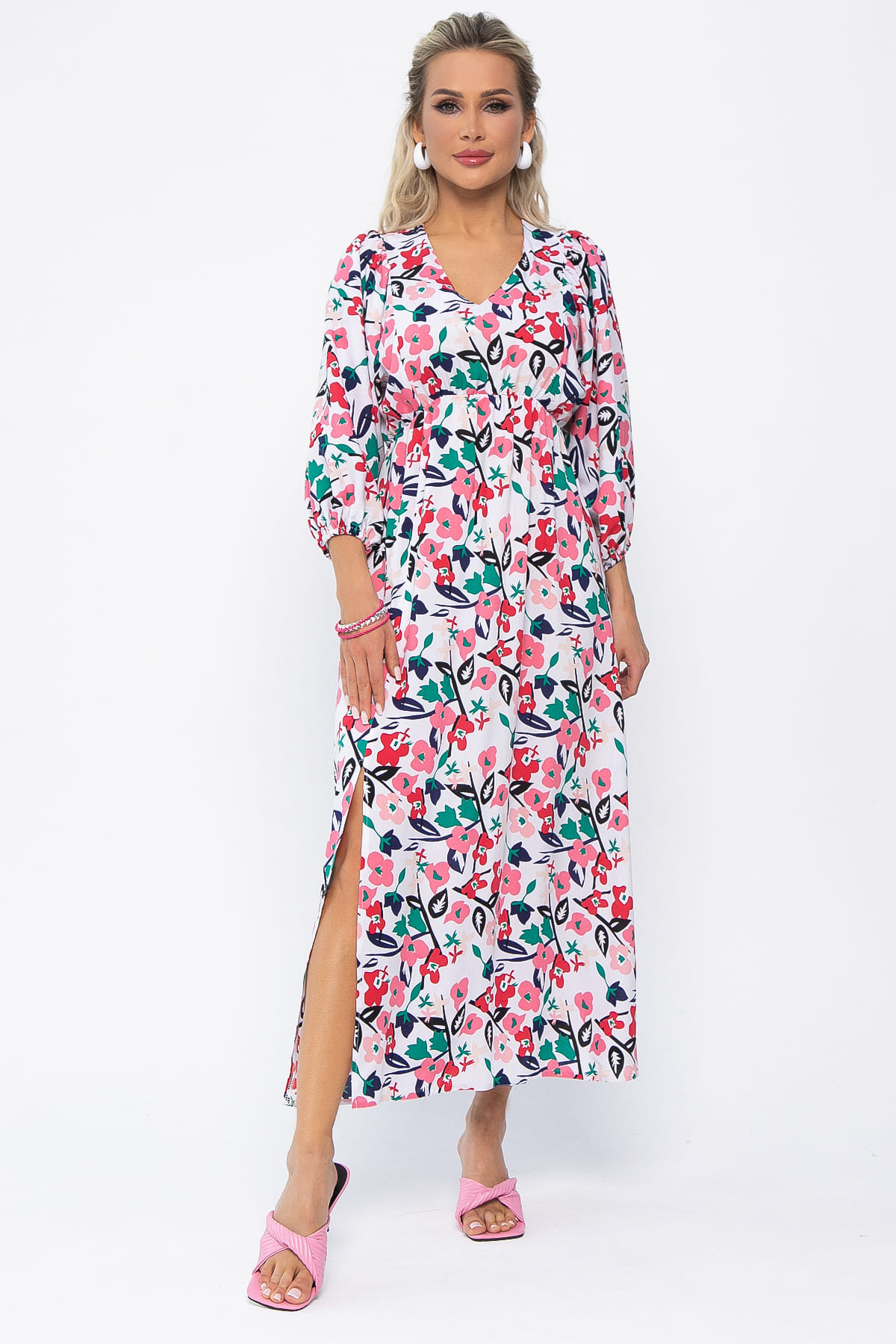 Платье Неповторимая (белое) П13642-33М