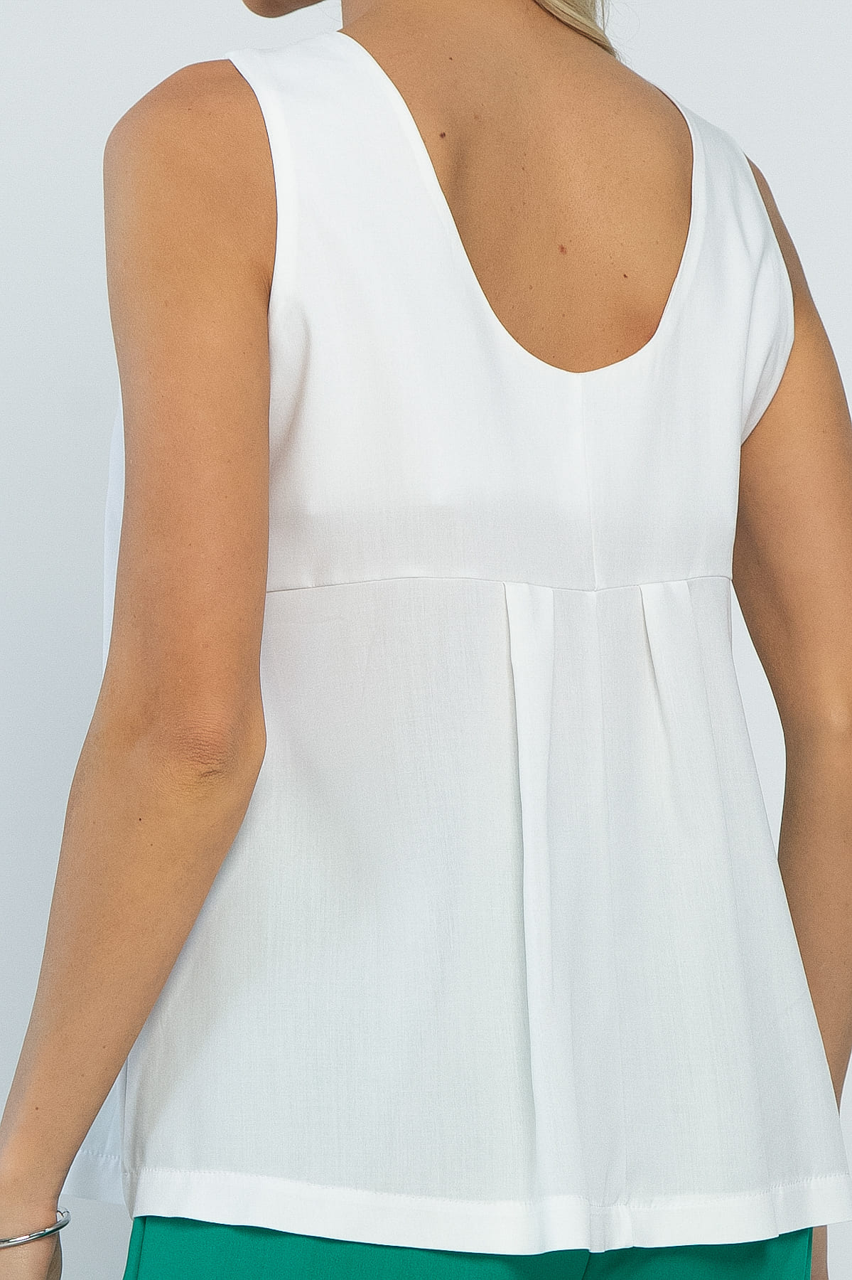 Костюм Фиби (бело-зеленый) К13483-25М