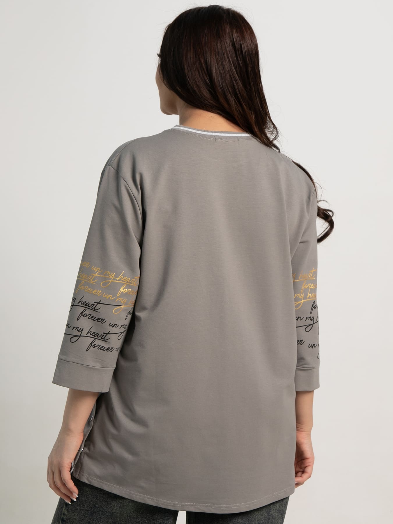 Блуза Подснежник (серая) Б15425-18М