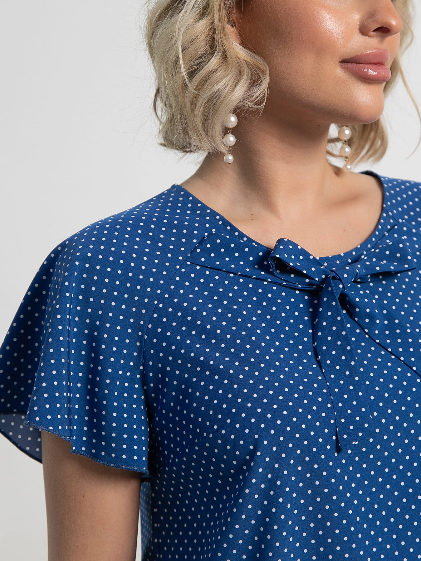 Блуза Сицилия (голубая) Б15247-19М