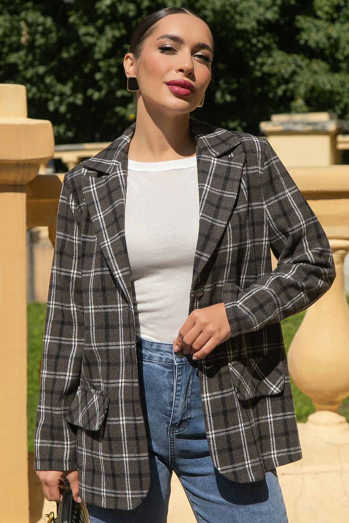 Пальто-пиджак Чендлер (серый) Б14156-7М