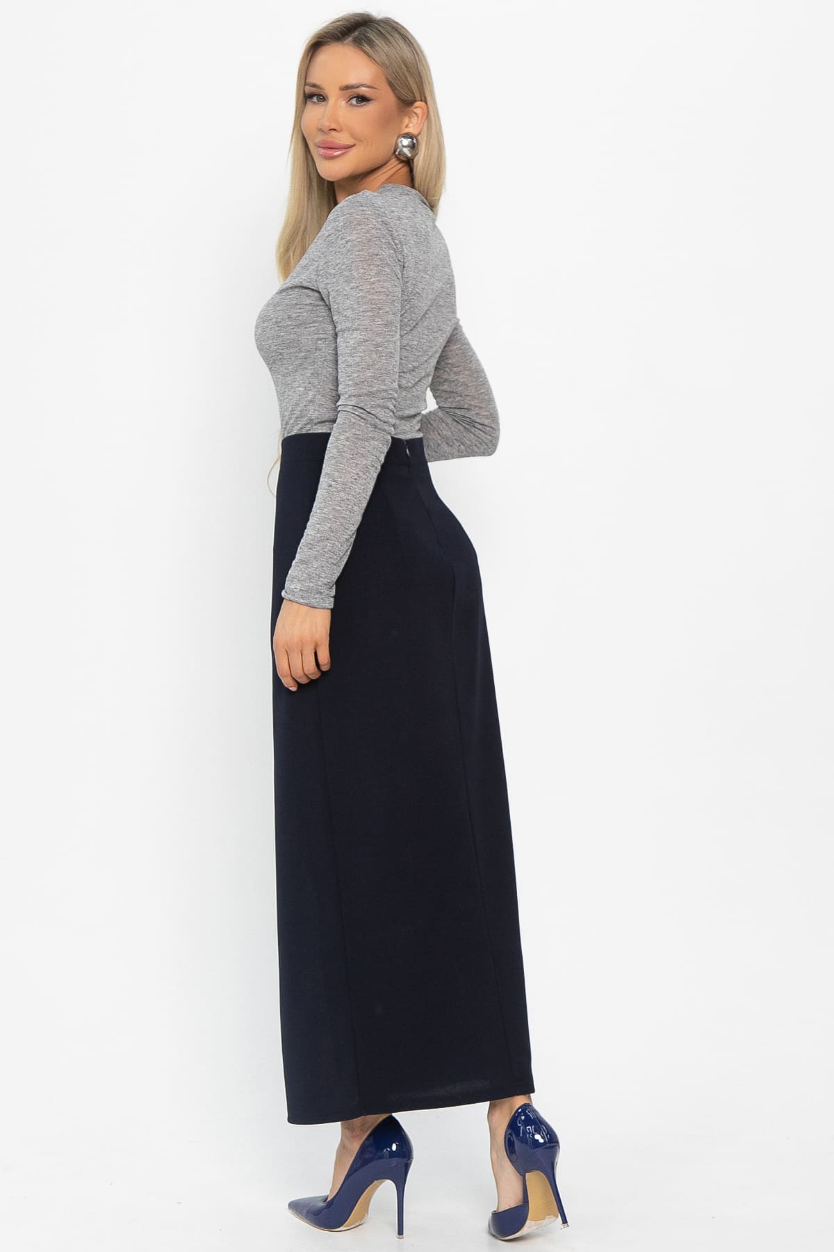 Юбка Асмира (темно-синяя) Ю14884-4М