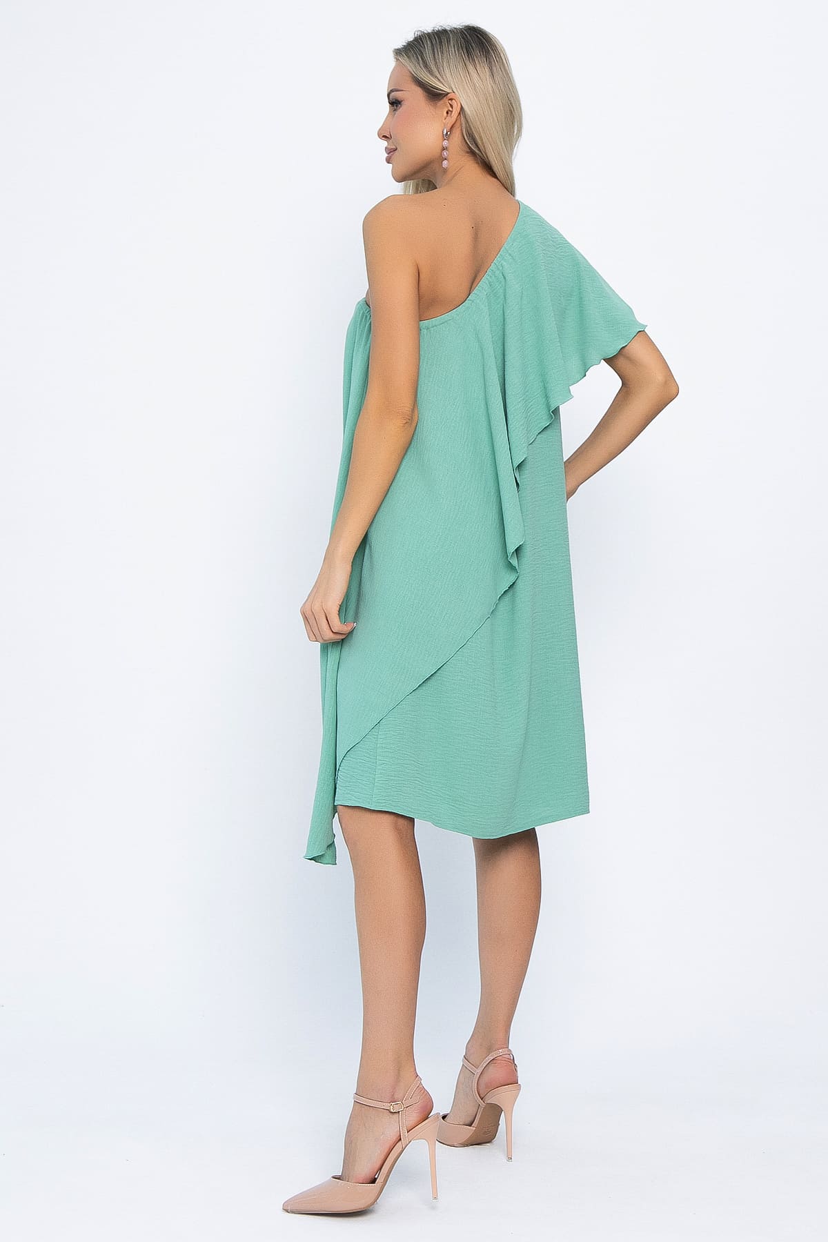 Платье Шардоне (серо-зеленое) П13770-36М