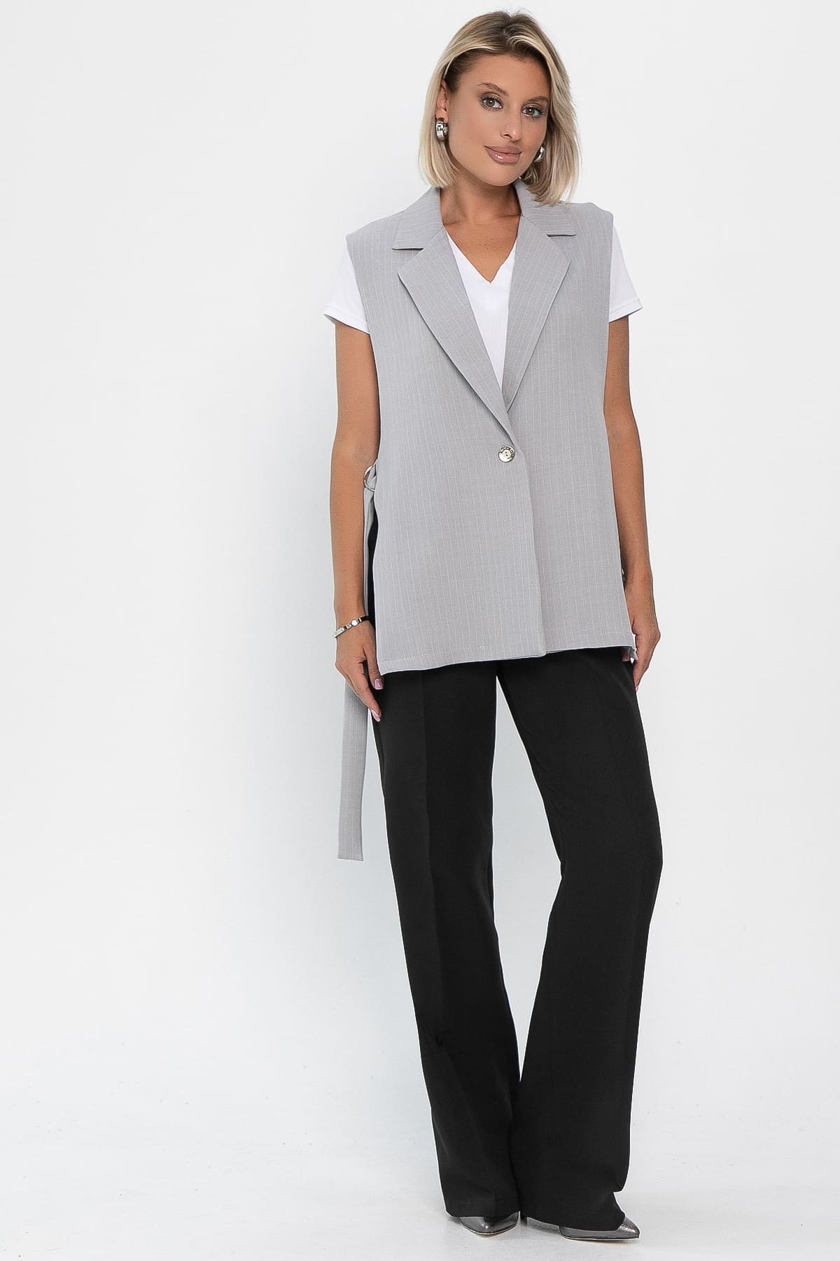 Жилет Рабочий день (серый) Б14213-4М