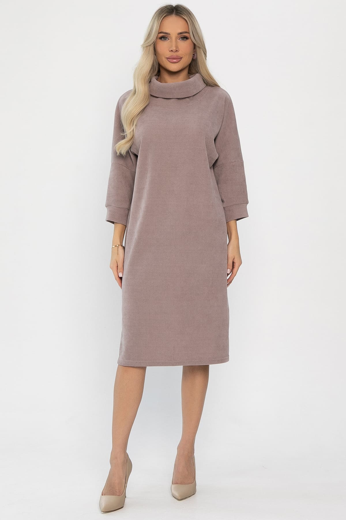 Платье трикотажное Никс (лиловое) П14278-4М