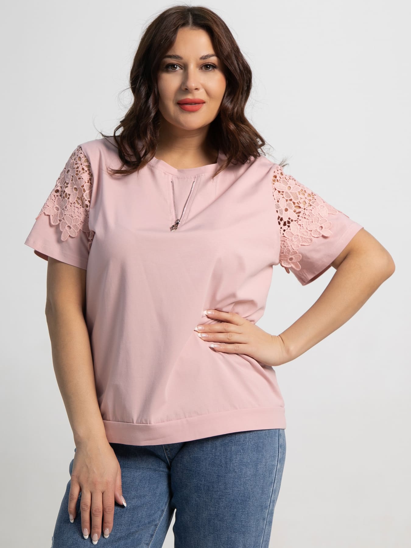 Блуза Флоя (пыльная роза) Б15540-4М