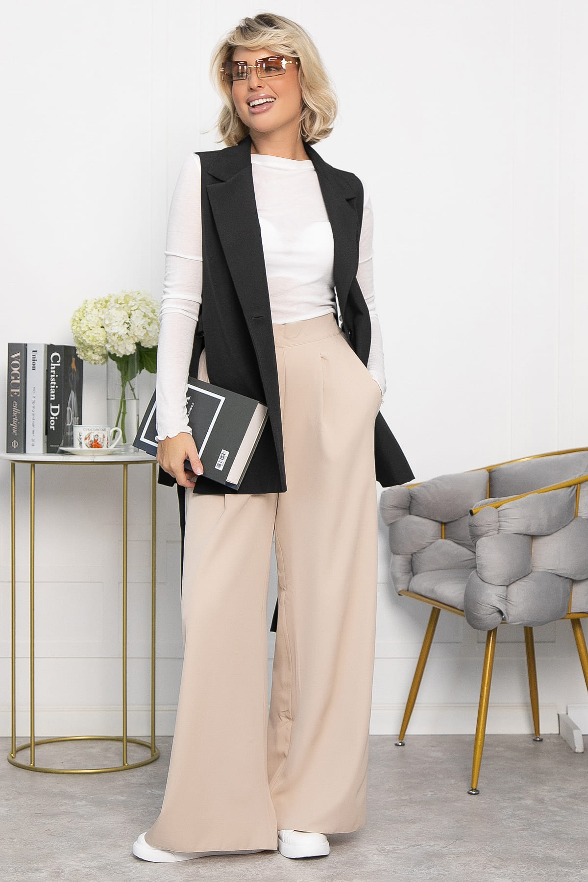 Брюки Дива (бежевые) Б10889