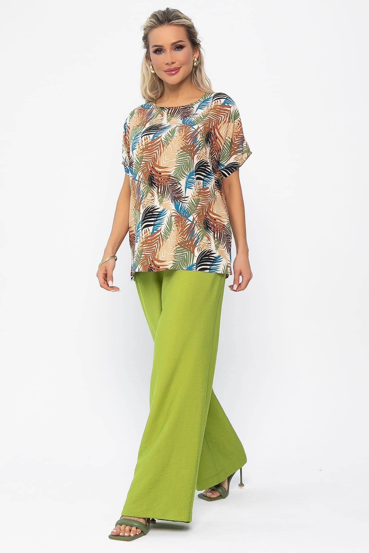 Костюм Летние радости (зеленый) К13592-30М