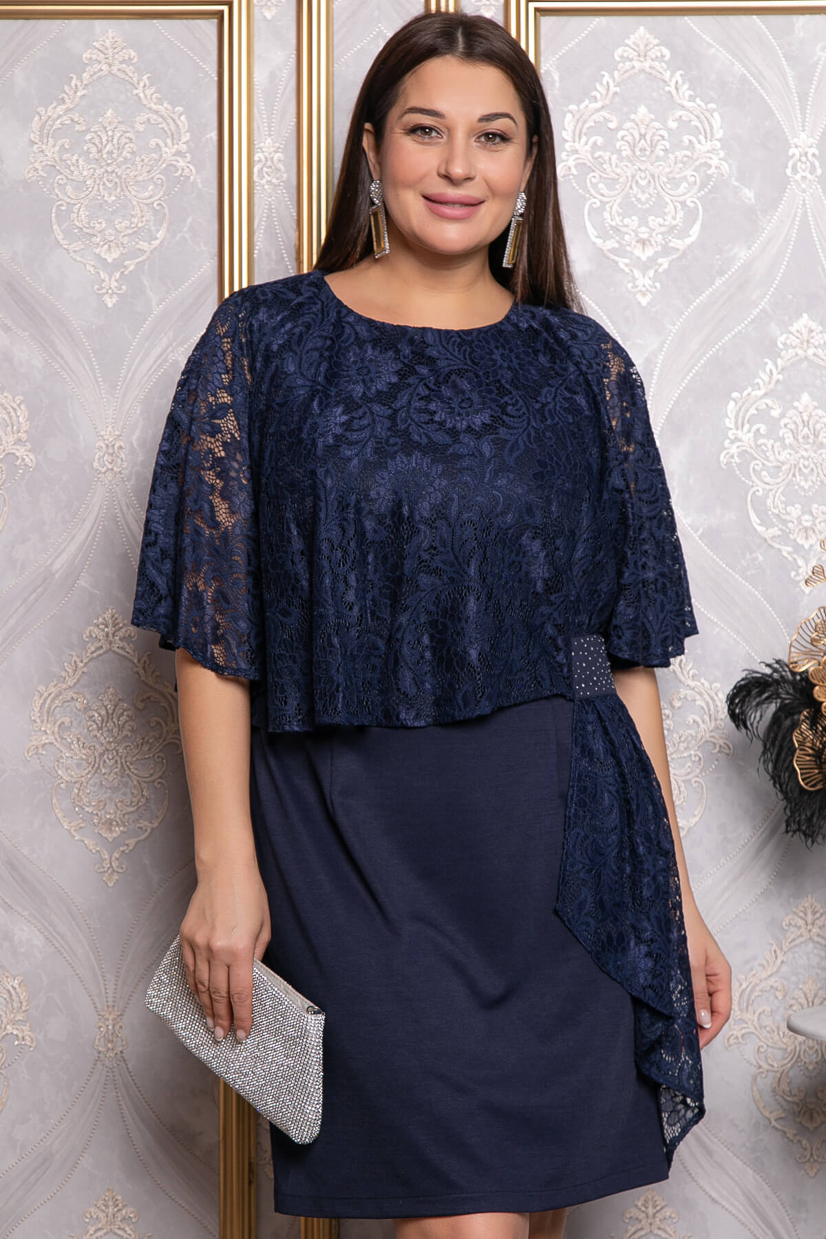 Платье вечернее Звезда (синее) П14868-13М