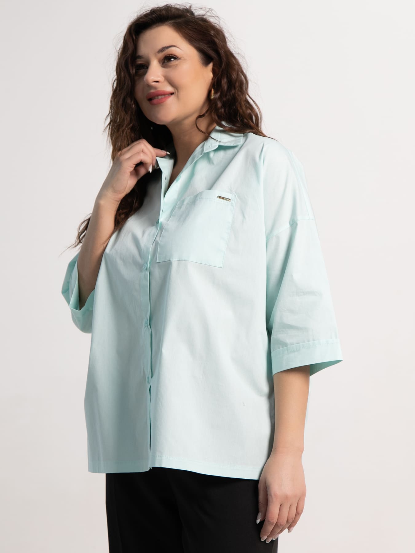 Рубашка Восход (мята) Б15232-24М