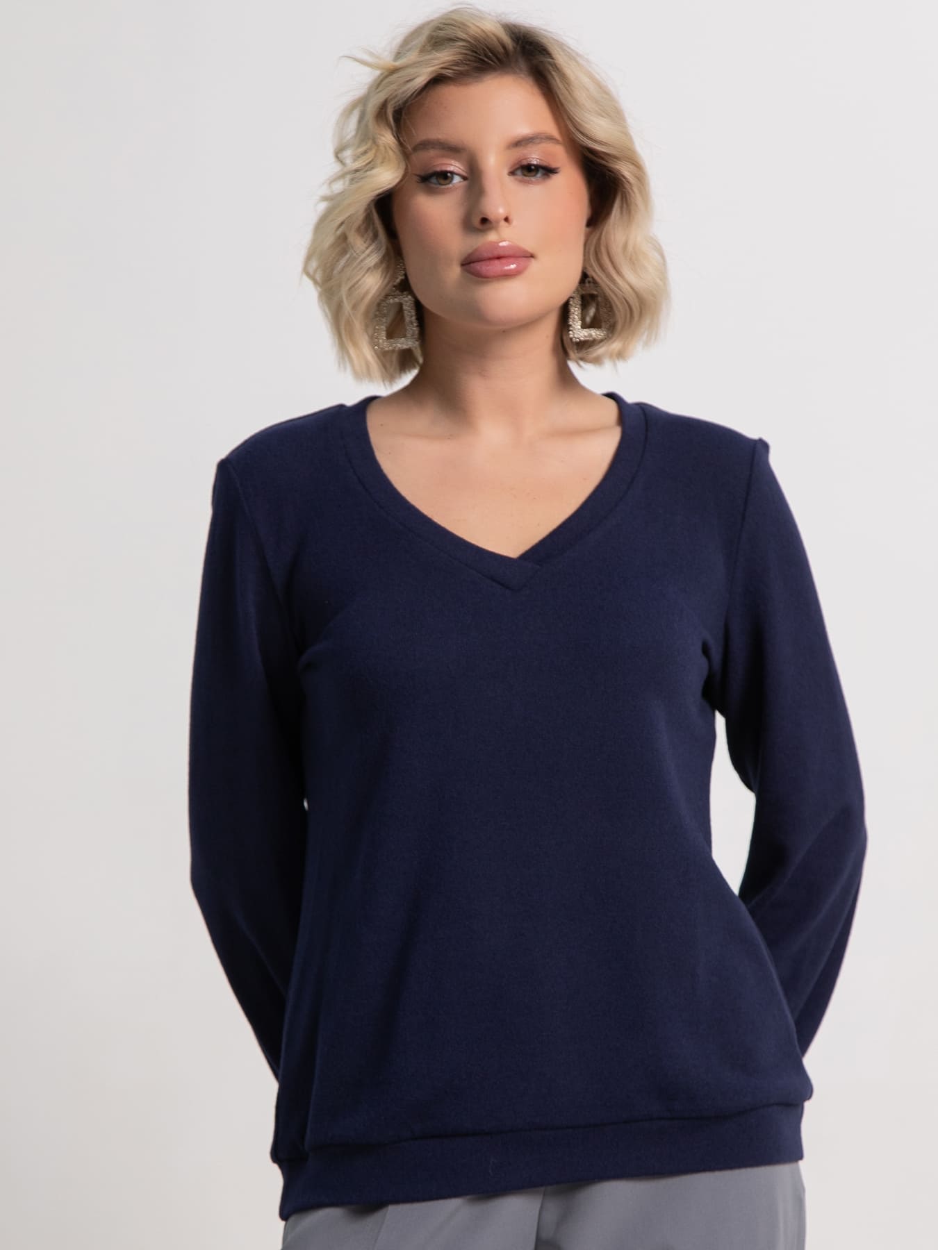 Джемпер трикотажный Мелоди (синий) Б15269-50М