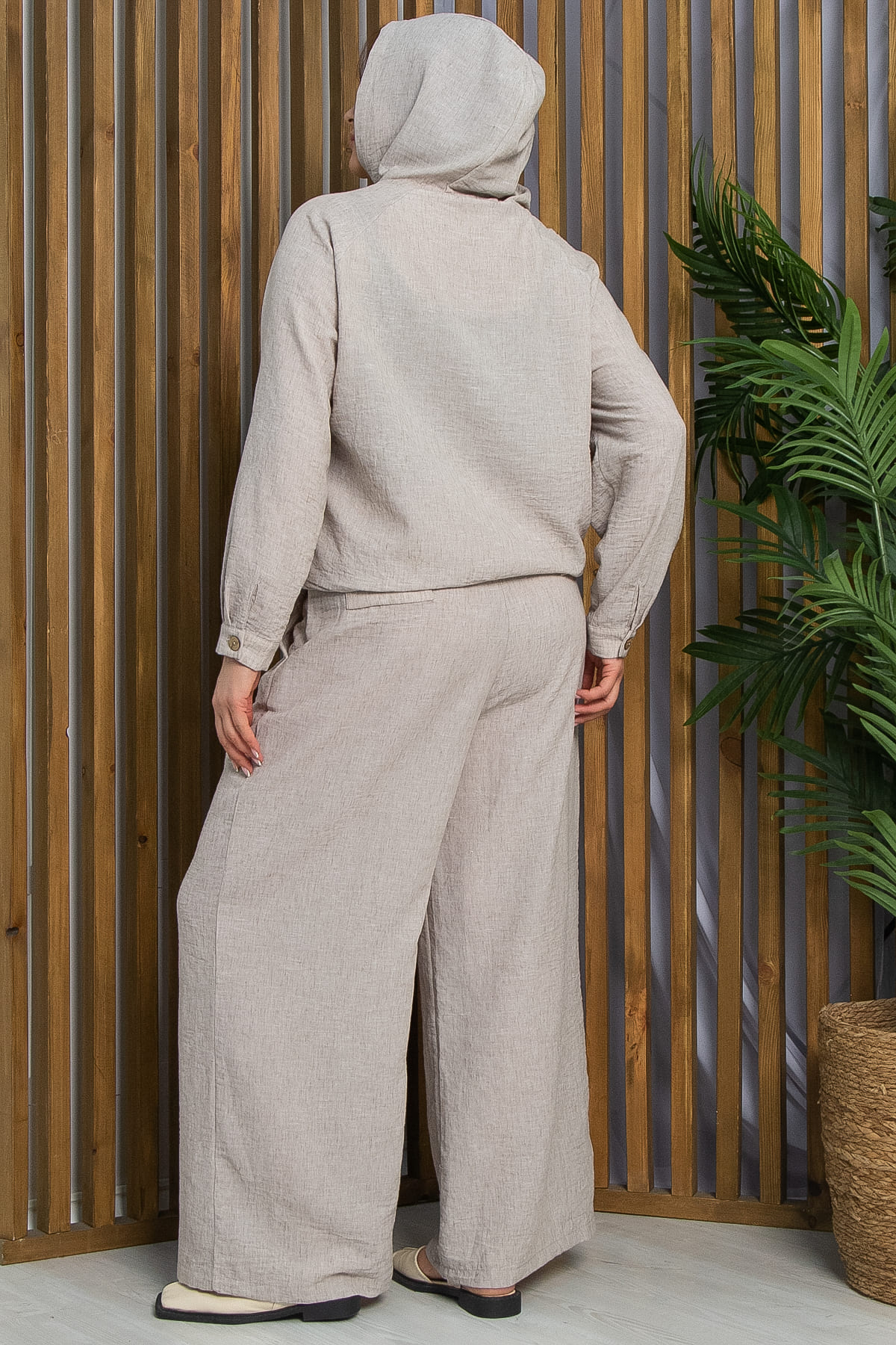 Костюм Луговые цветы (бежевый) К13786-18М