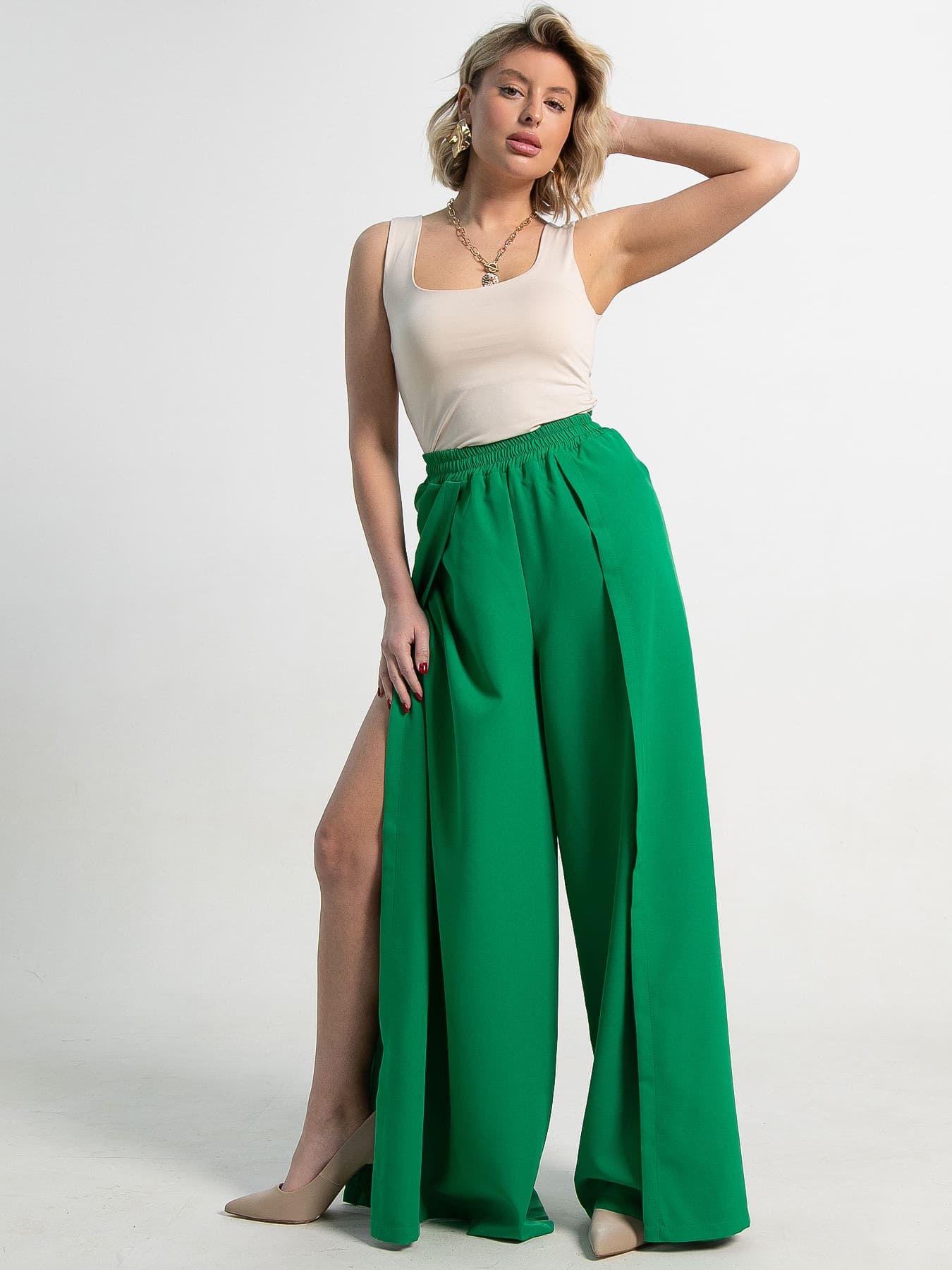 Брюки Авангард (зеленый) Б15253-13М