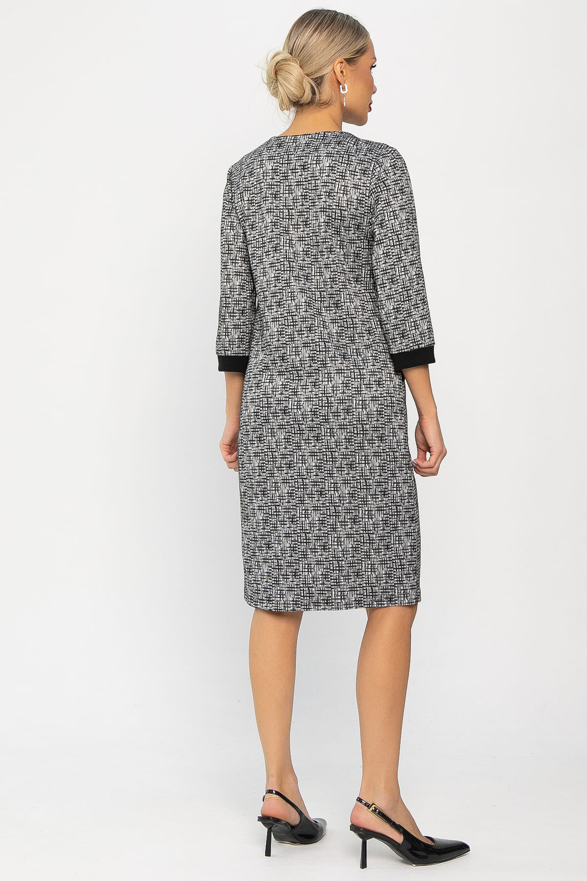 Платье Твоя мода (темно-серое) П13747-19М