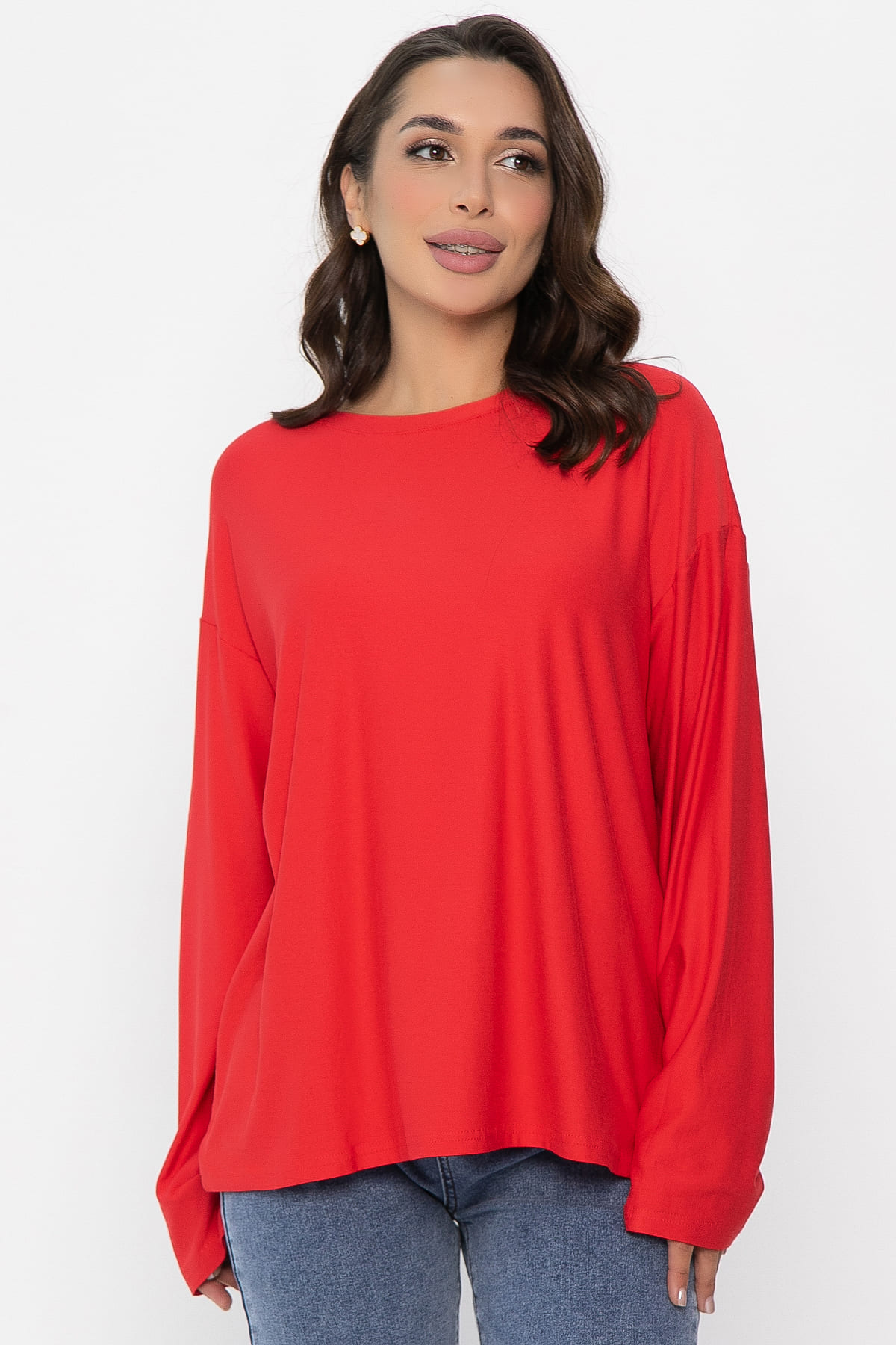 Лонгслив Элвис (красный) Б14054-25М